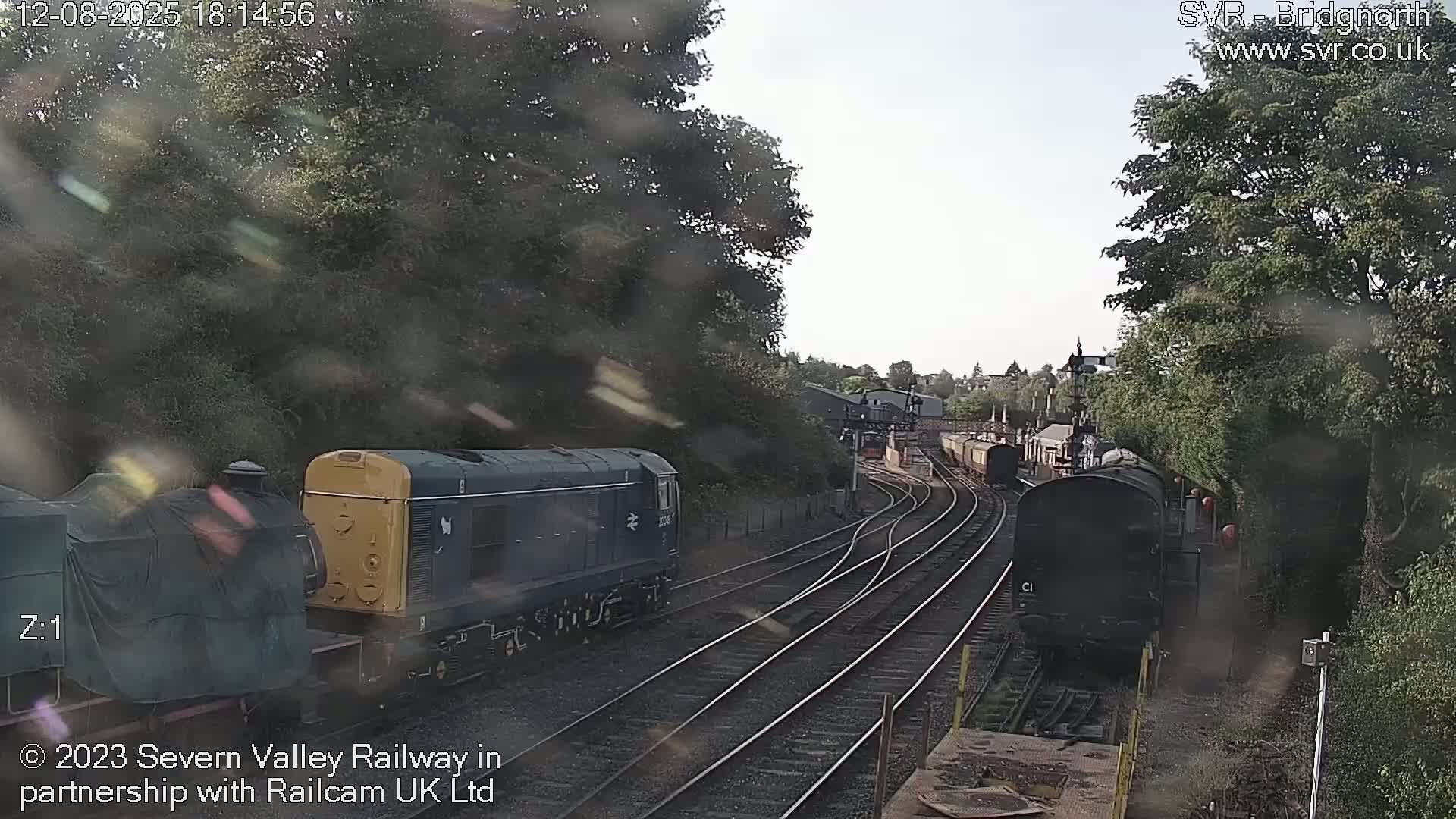 Bridgnorth Station on the Severn Valley Railway Live Cam - Bridgnorth, Shropshire, West Midlands, England, United Kingdom