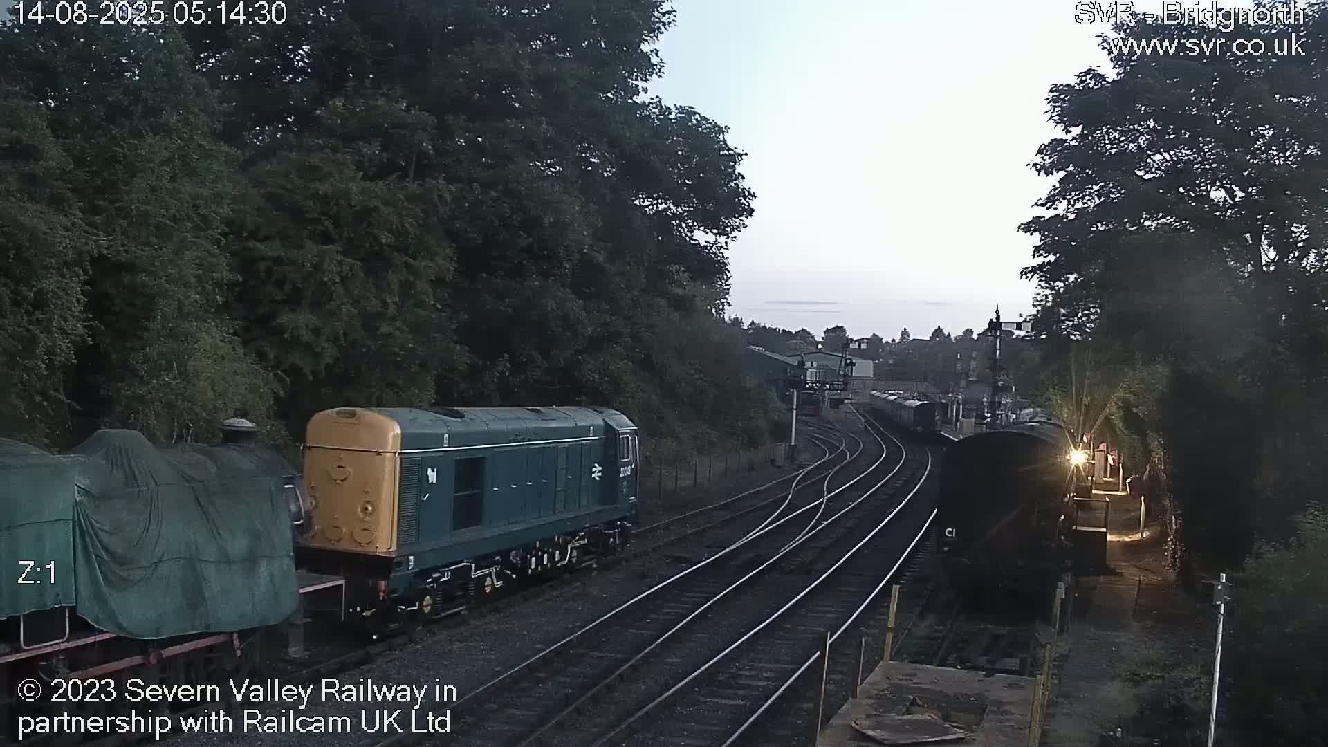 Bridgnorth Station on the Severn Valley Railway Live Cam - Bridgnorth, Shropshire, West Midlands, England, United Kingdom