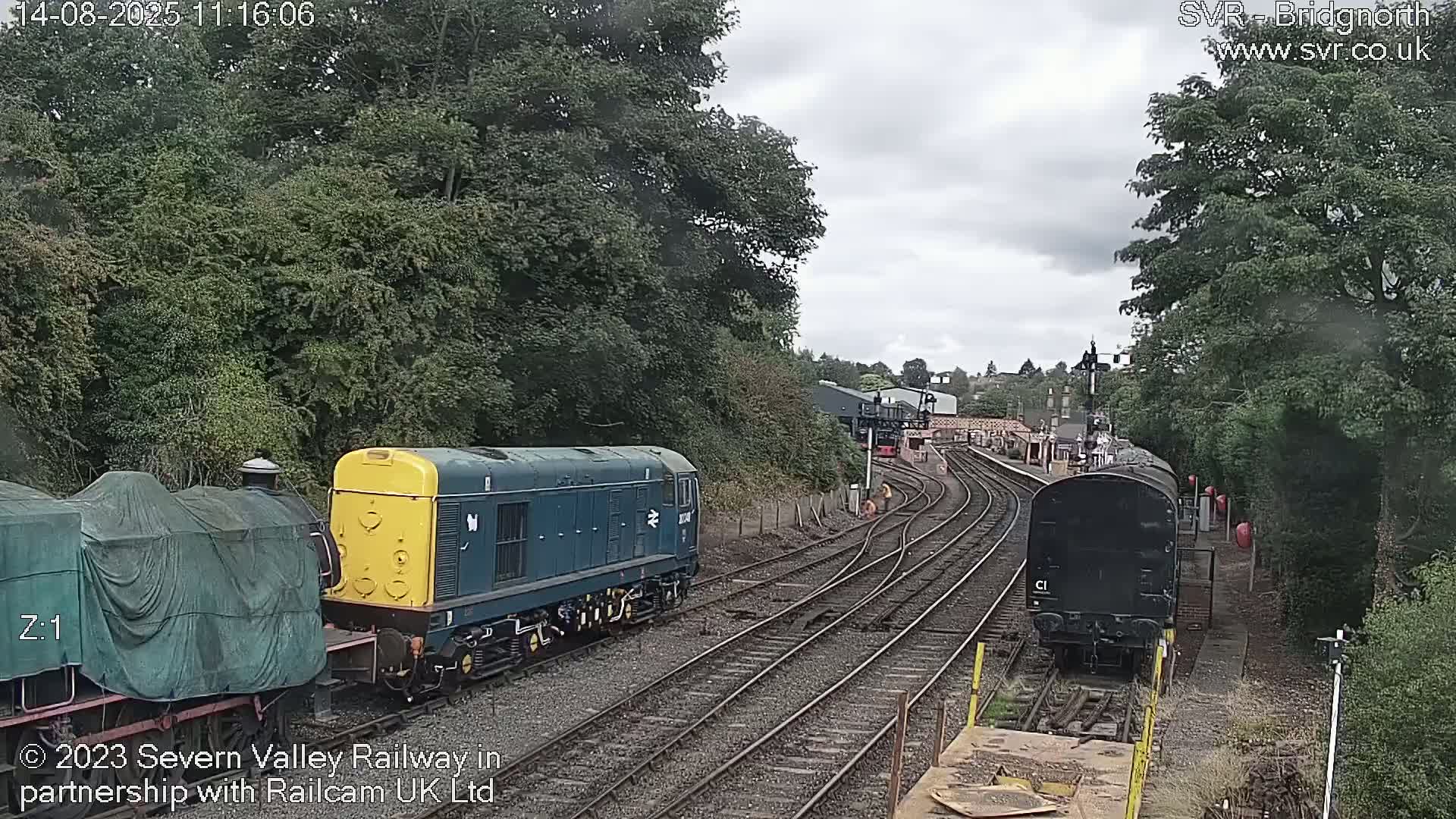 Bridgnorth Station on the Severn Valley Railway Live Cam - Bridgnorth, Shropshire, West Midlands, England, United Kingdom