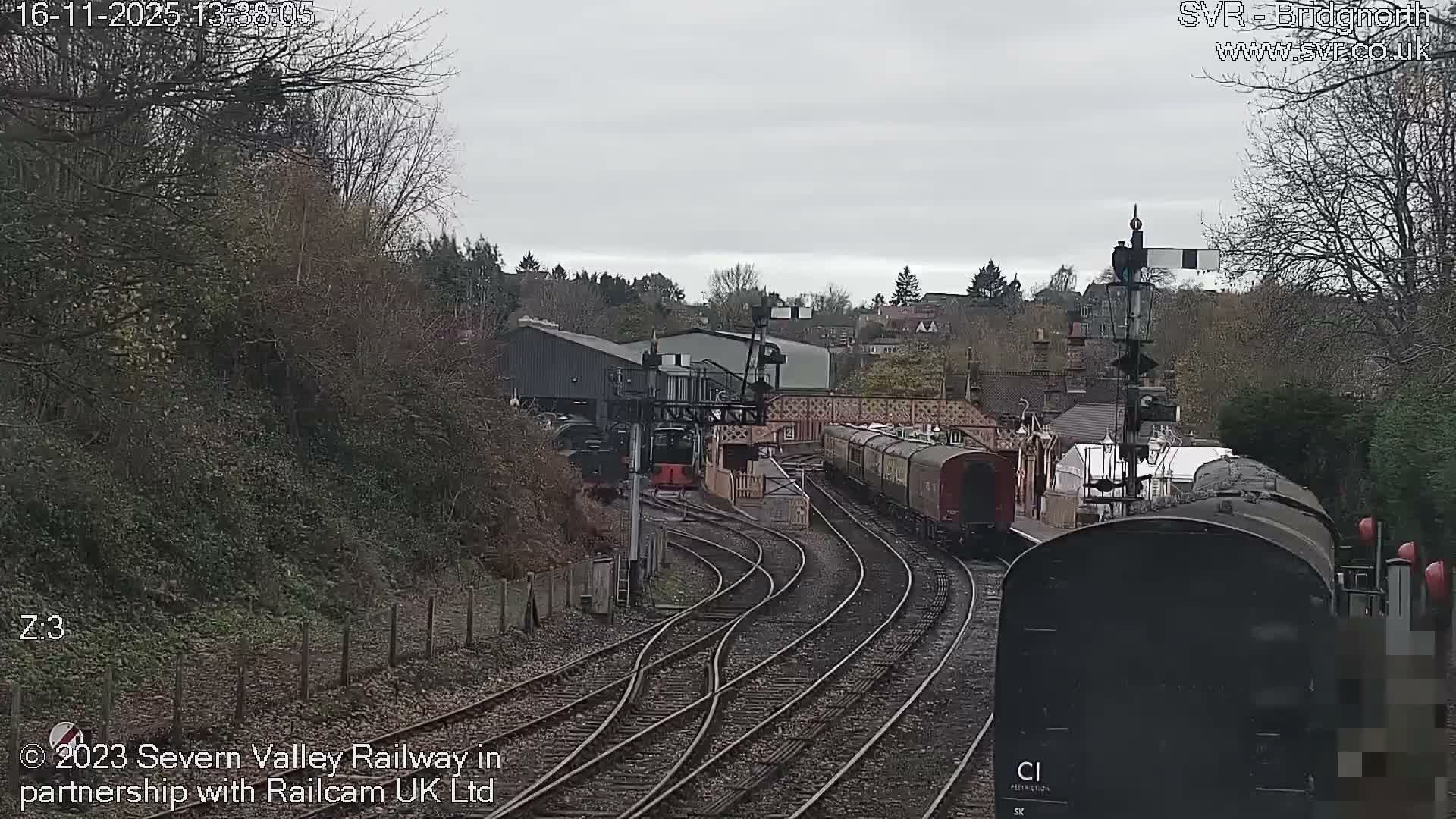 Bridgnorth Station on the Severn Valley Railway Live Cam - Bridgnorth, Shropshire, West Midlands, England, United Kingdom