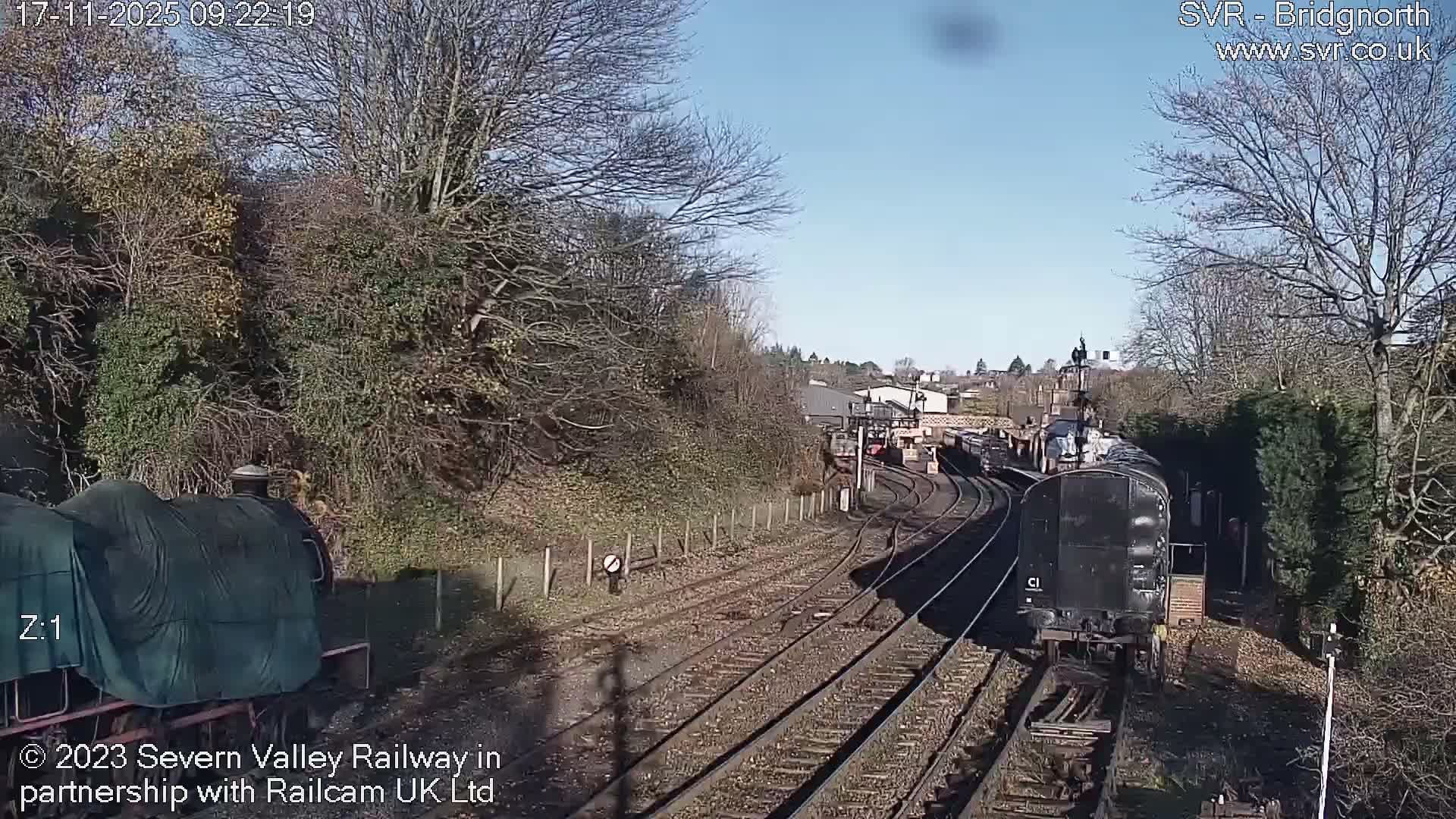 Bridgnorth Station on the Severn Valley Railway Live Cam - Bridgnorth, Shropshire, West Midlands, England, United Kingdom
