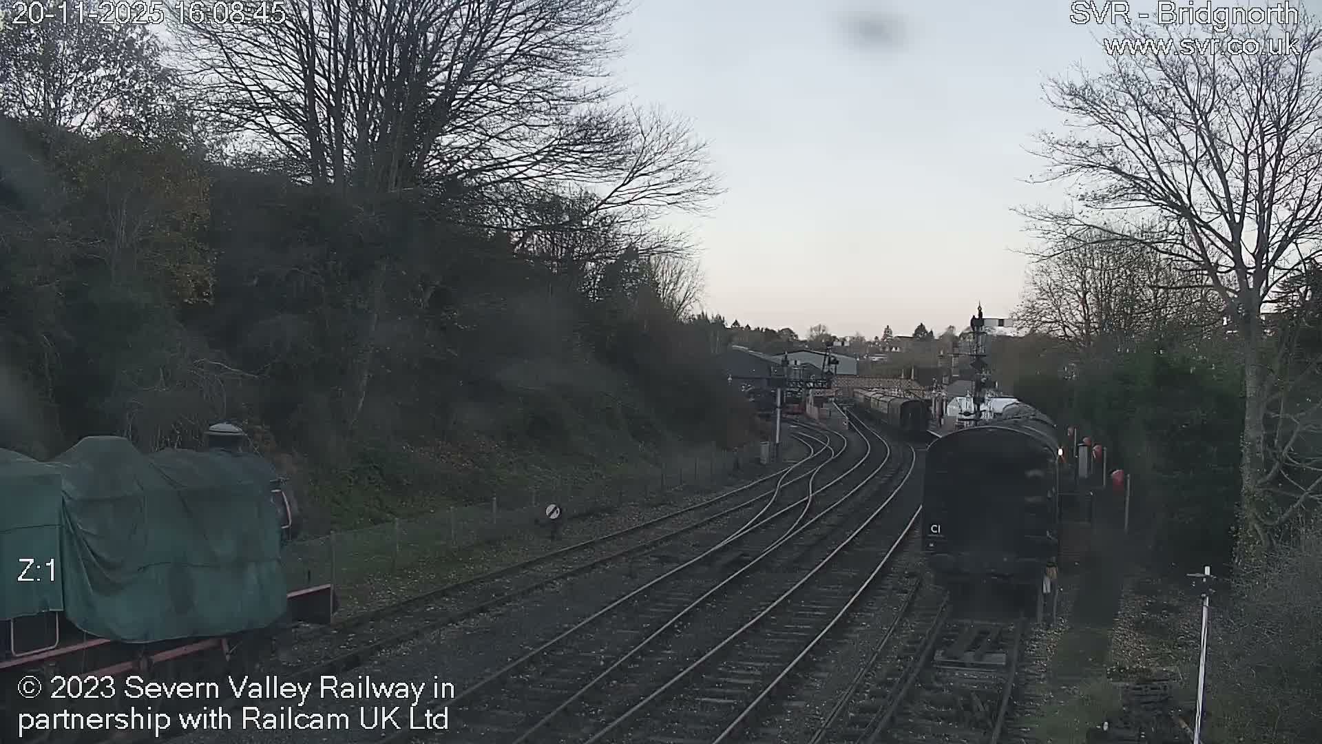 Bridgnorth Station on the Severn Valley Railway Live Cam - Bridgnorth, Shropshire, West Midlands, England, United Kingdom