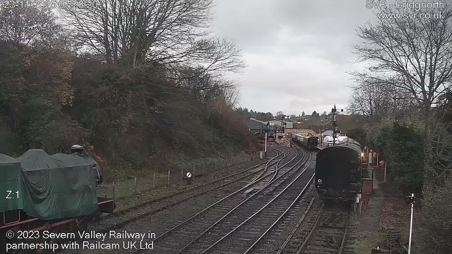 Bridgnorth Station on the Severn Valley Railway Live Cam - Bridgnorth, Shropshire, West Midlands, England, United Kingdom
