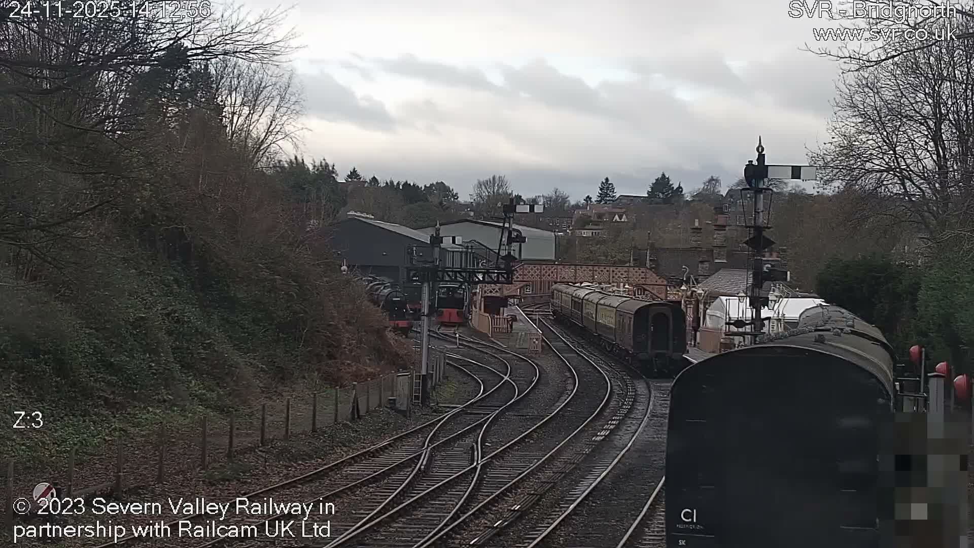 Bridgnorth Station on the Severn Valley Railway Live Cam - Bridgnorth, Shropshire, West Midlands, England, United Kingdom