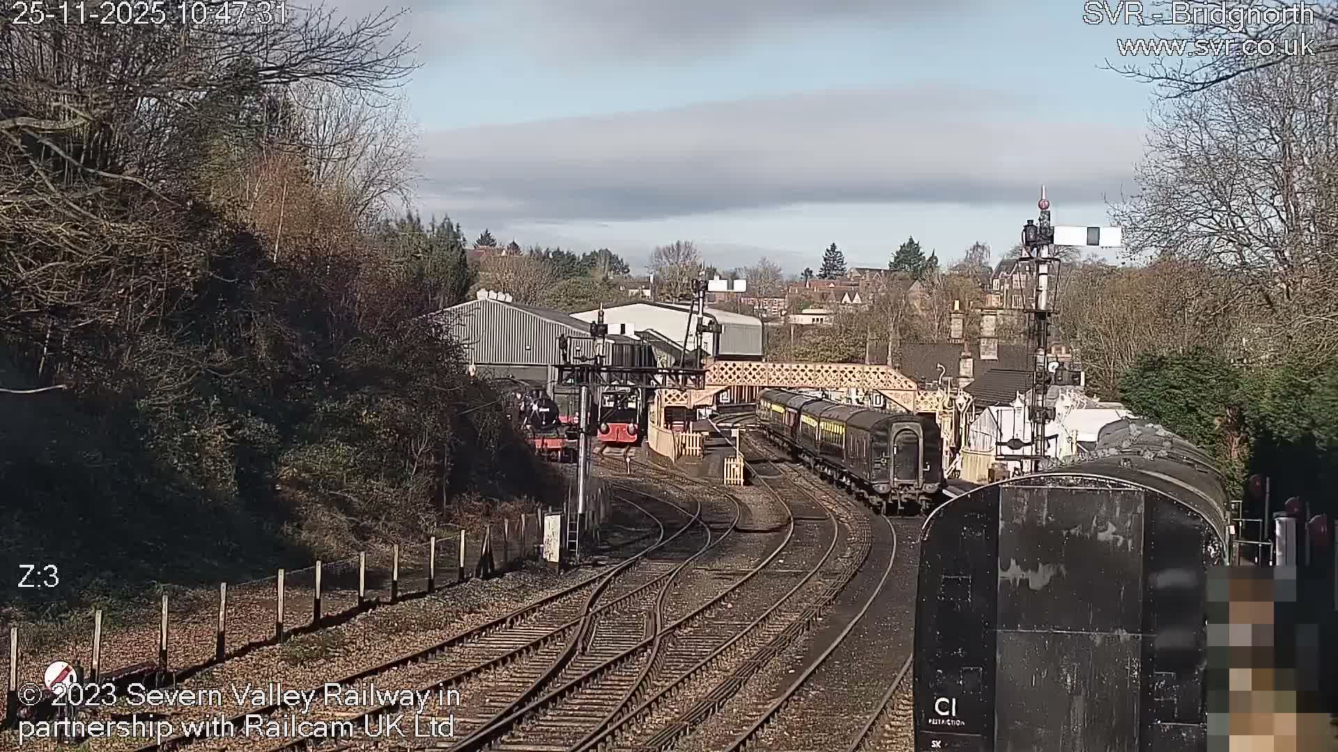 Bridgnorth Station on the Severn Valley Railway Live Cam - Bridgnorth, Shropshire, West Midlands, England, United Kingdom