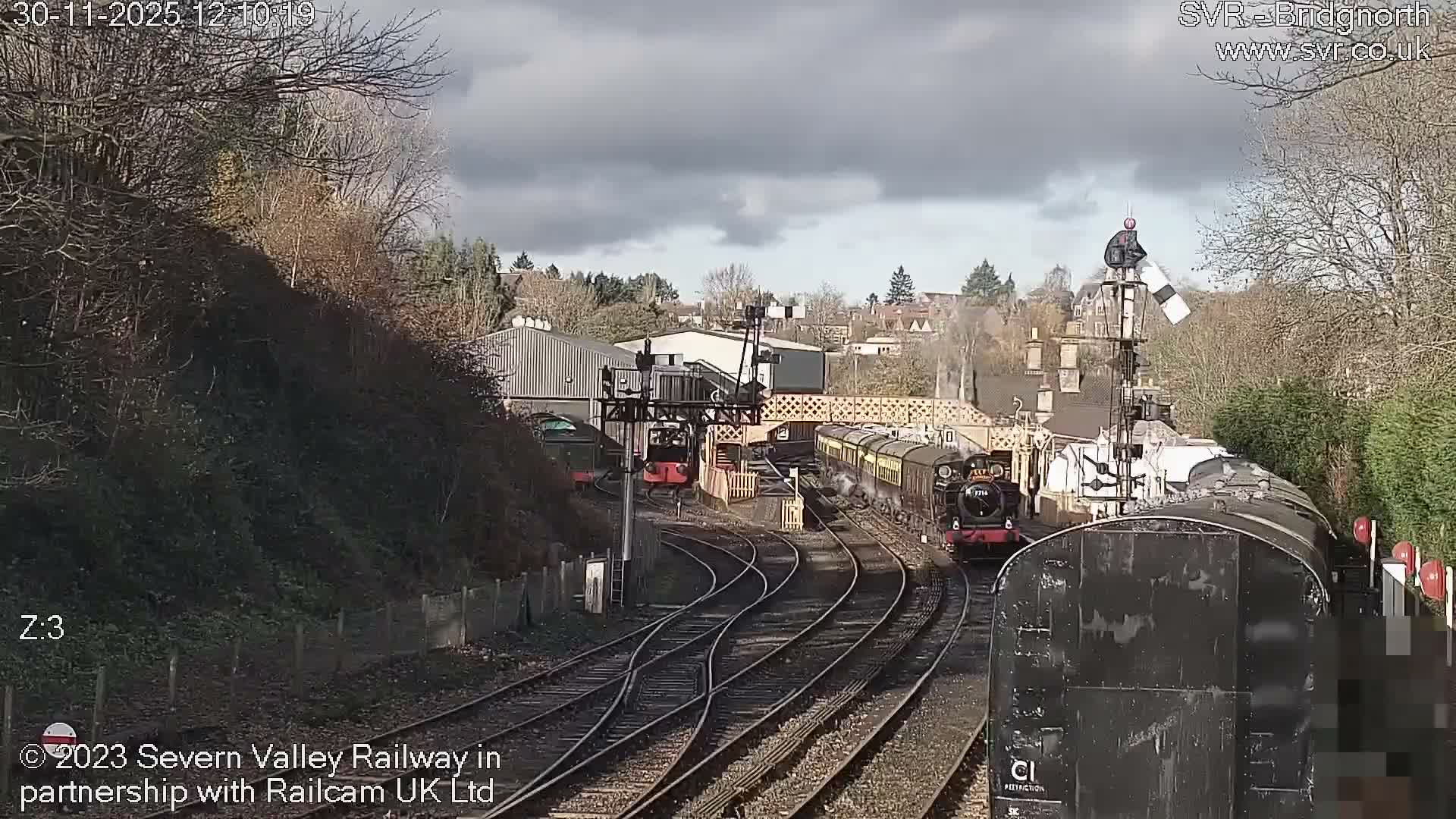 Bridgnorth Station on the Severn Valley Railway Live Cam - Bridgnorth, Shropshire, West Midlands, England, United Kingdom