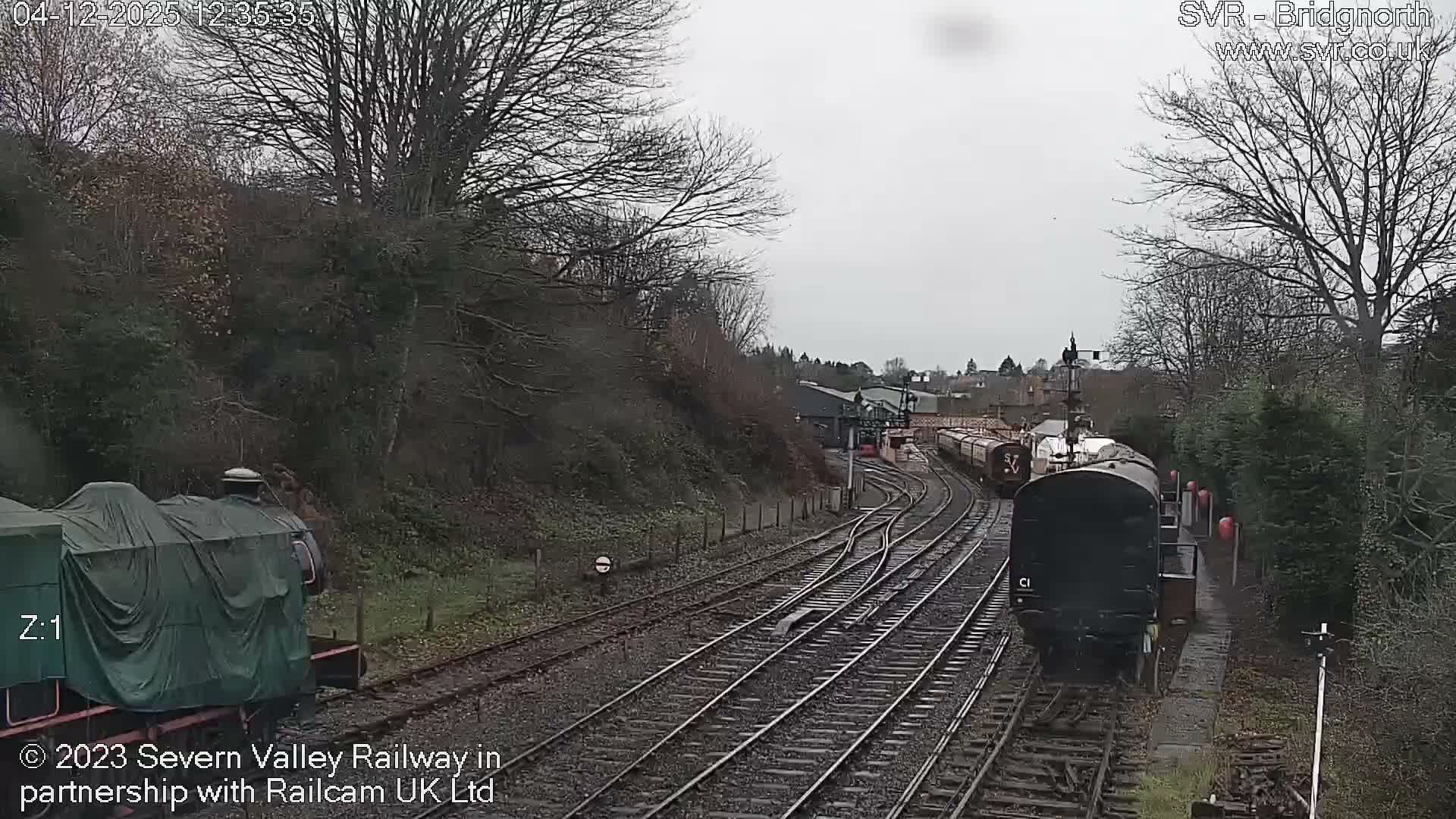 Bridgnorth Station on the Severn Valley Railway Live Cam - Bridgnorth, Shropshire, West Midlands, England, United Kingdom