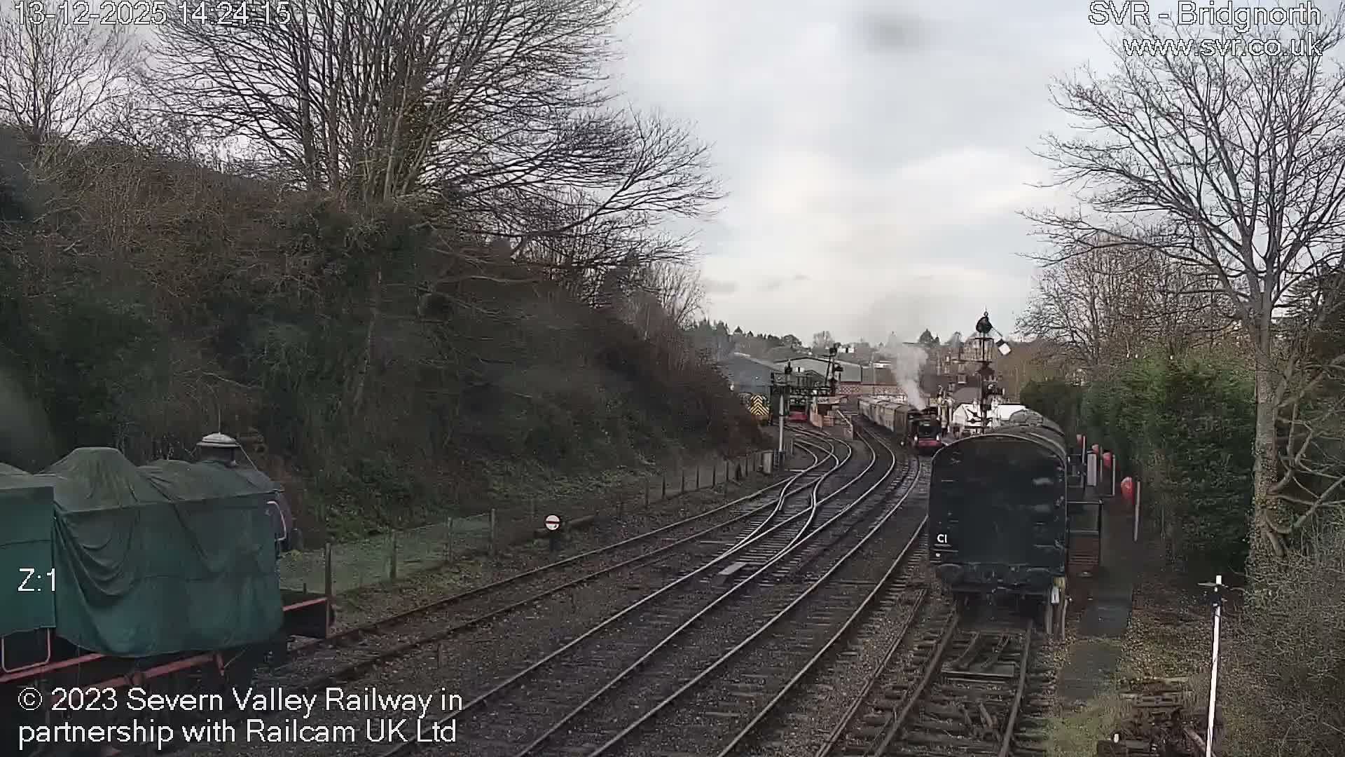 Bridgnorth Station on the Severn Valley Railway Live Cam - Bridgnorth, Shropshire, West Midlands, England, United Kingdom
