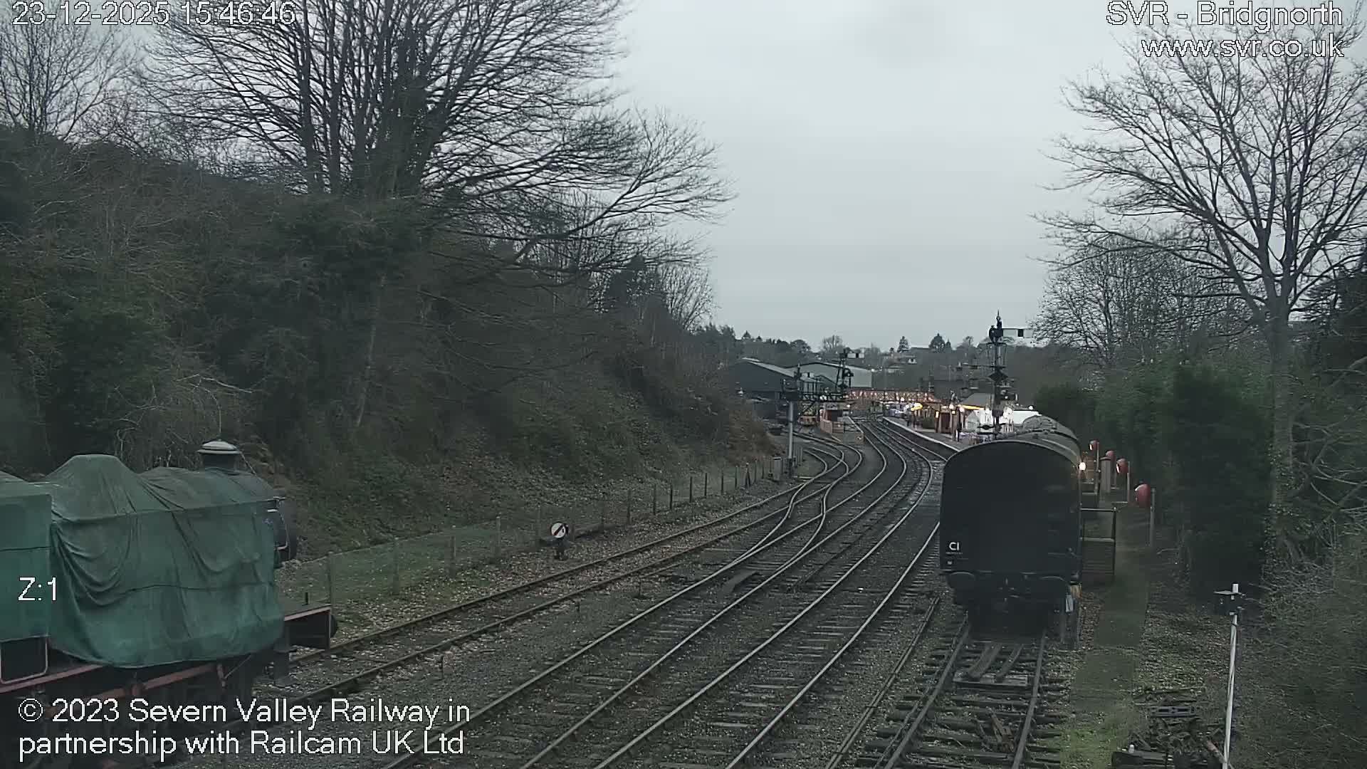 Bridgnorth Station on the Severn Valley Railway Live Cam - Bridgnorth, Shropshire, West Midlands, England, United Kingdom