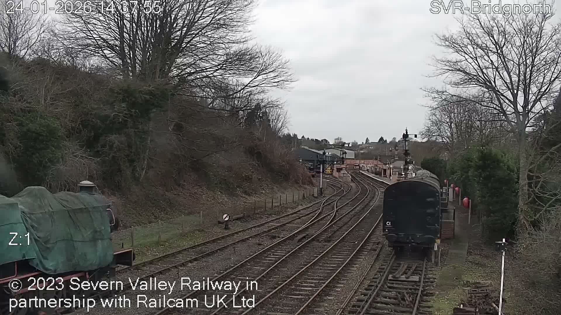 Bridgnorth Station on the Severn Valley Railway Live Cam - Bridgnorth, Shropshire, West Midlands, England, United Kingdom