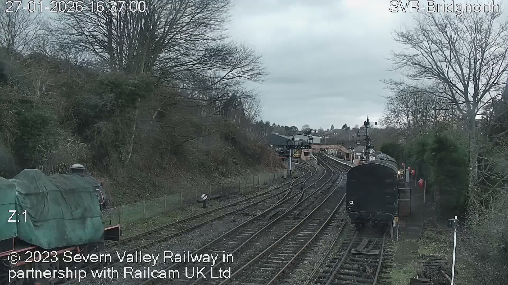 Bridgnorth Station on the Severn Valley Railway Live Cam - Bridgnorth, Shropshire, West Midlands, England, United Kingdom