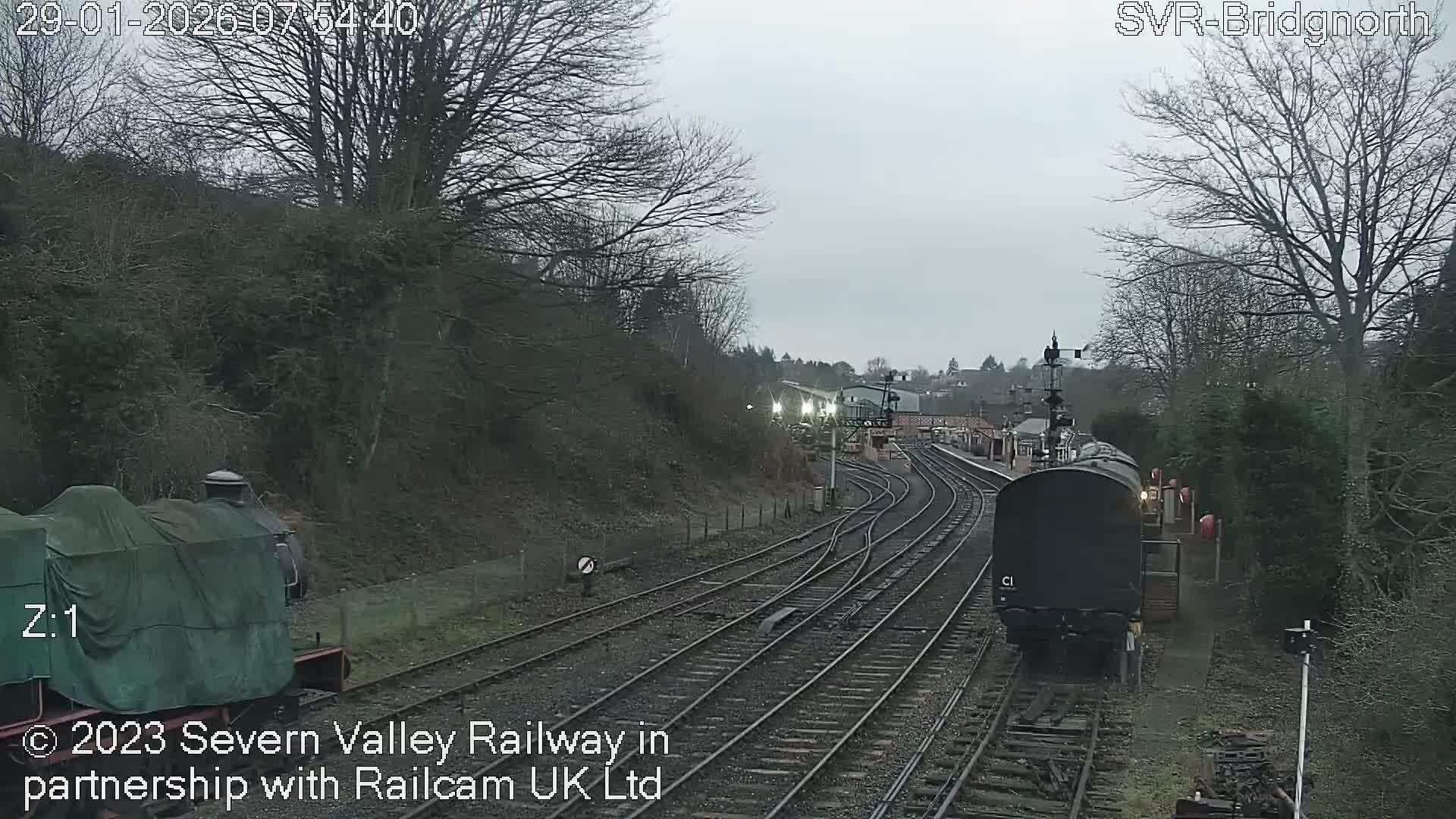 Bridgnorth Station on the Severn Valley Railway Live Cam - Bridgnorth, Shropshire, West Midlands, England, United Kingdom