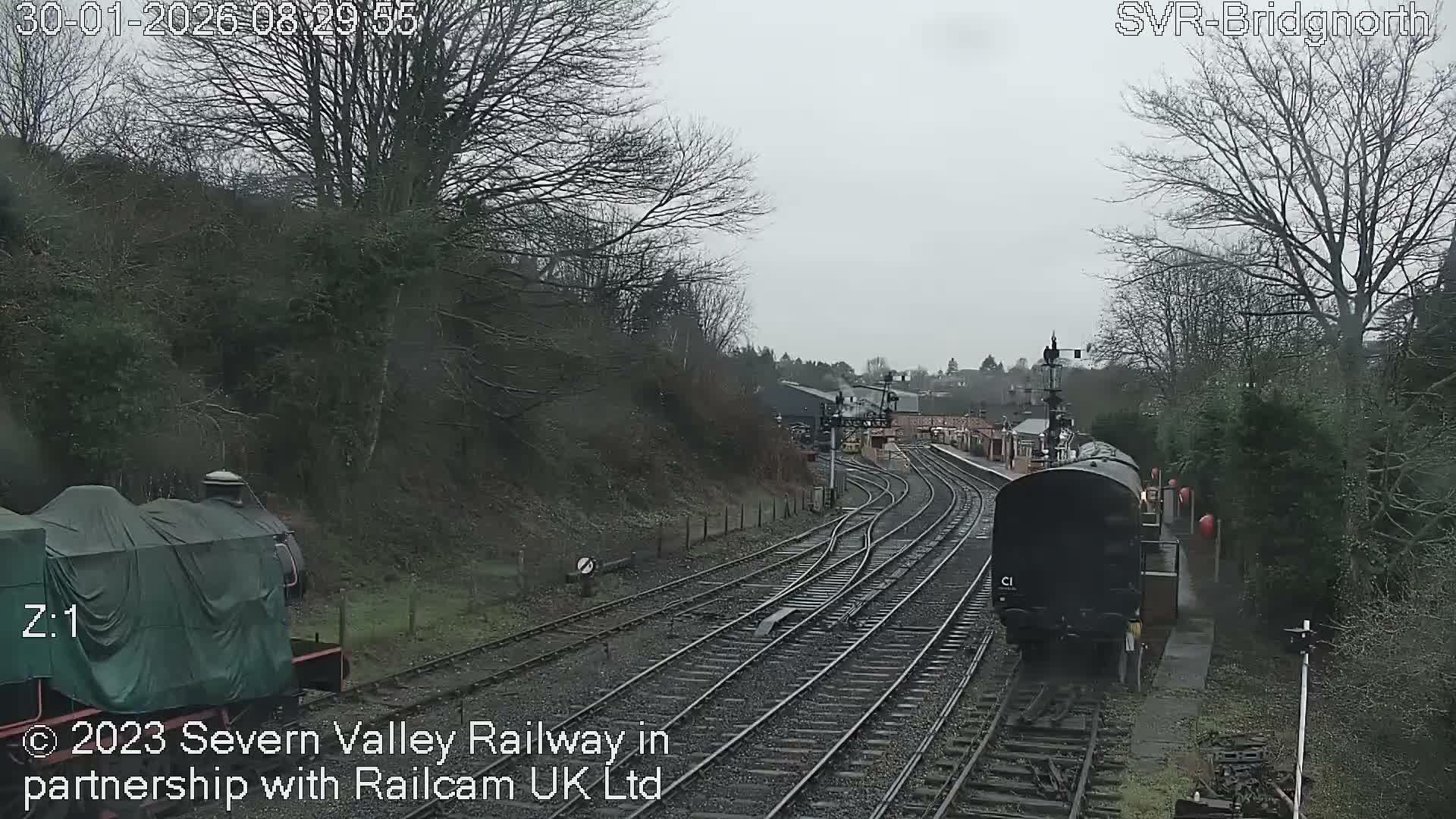 Bridgnorth Station on the Severn Valley Railway Live Cam - Bridgnorth, Shropshire, West Midlands, England, United Kingdom