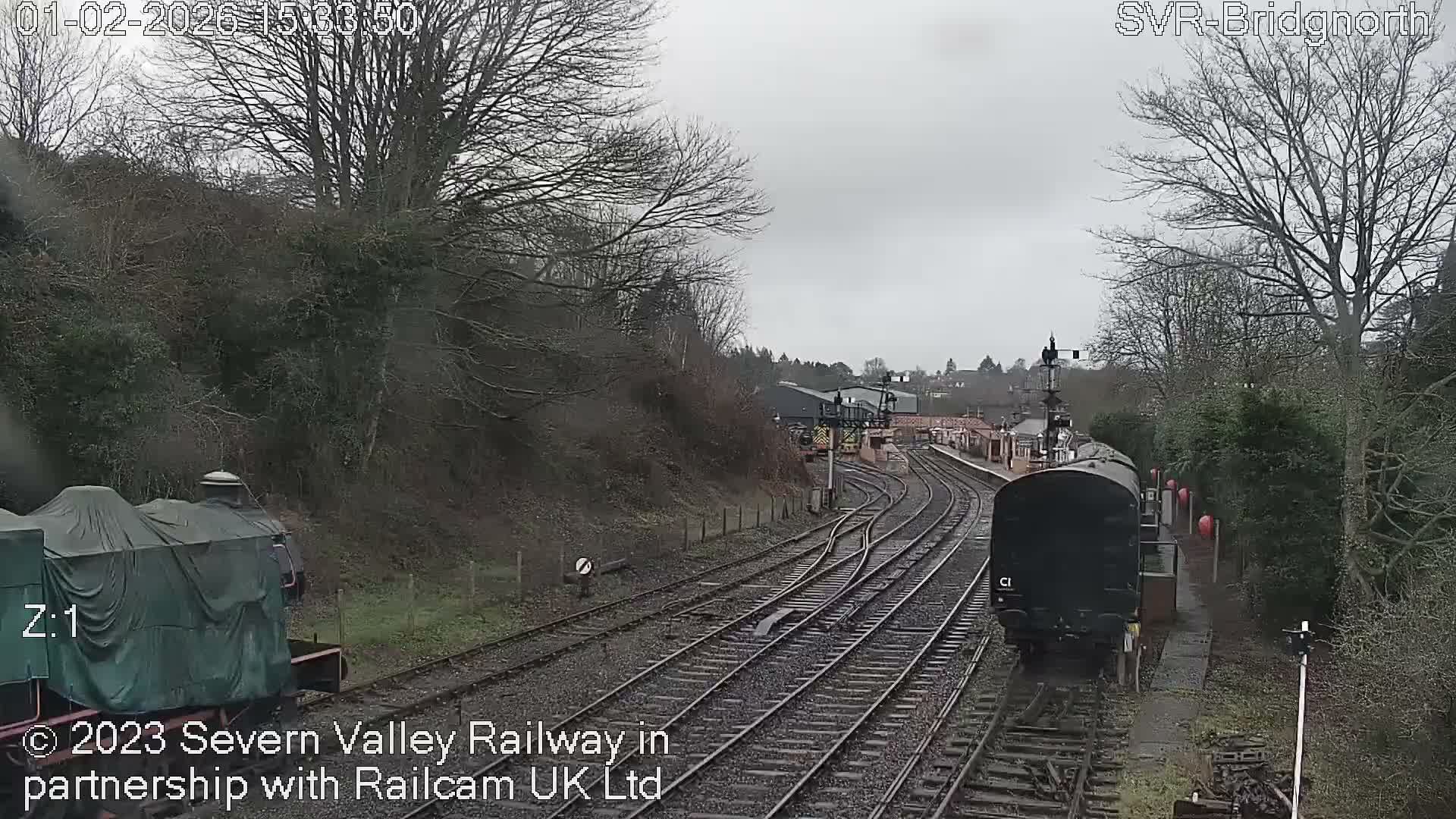 Bridgnorth Station on the Severn Valley Railway Live Cam - Bridgnorth, Shropshire, West Midlands, England, United Kingdom