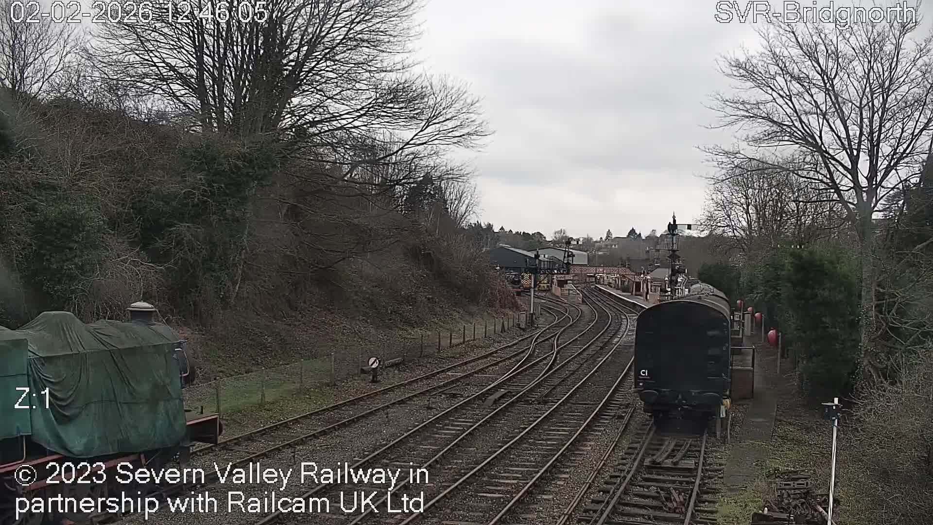 Bridgnorth Station on the Severn Valley Railway Live Cam - Bridgnorth, Shropshire, West Midlands, England, United Kingdom