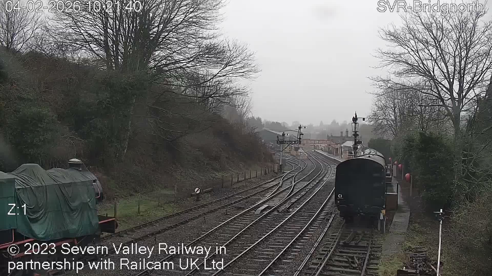 Bridgnorth Station on the Severn Valley Railway Live Cam - Bridgnorth, Shropshire, West Midlands, England, United Kingdom