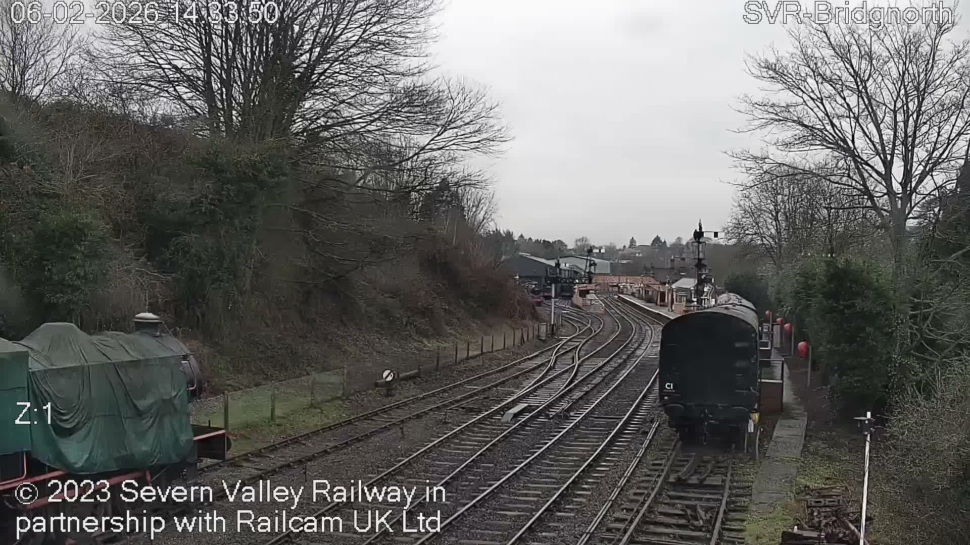 Bridgnorth Station on the Severn Valley Railway Live Cam - Bridgnorth, Shropshire, West Midlands, England, United Kingdom