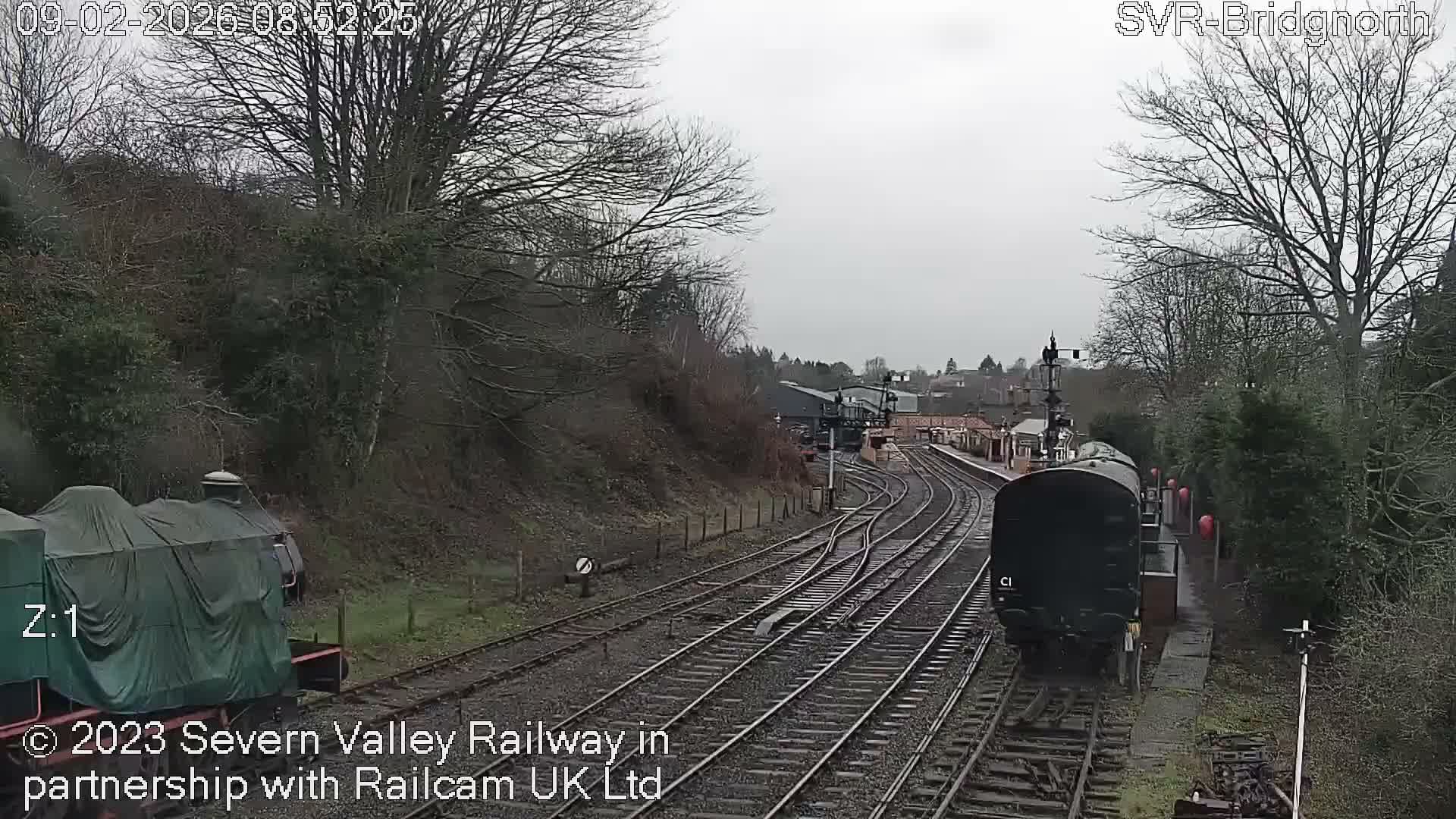 Bridgnorth Station on the Severn Valley Railway Live Cam - Bridgnorth, Shropshire, West Midlands, England, United Kingdom