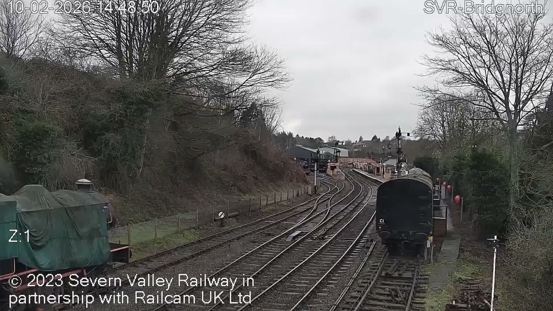 Bridgnorth Station on the Severn Valley Railway Live Cam - Bridgnorth, Shropshire, West Midlands, England, United Kingdom
