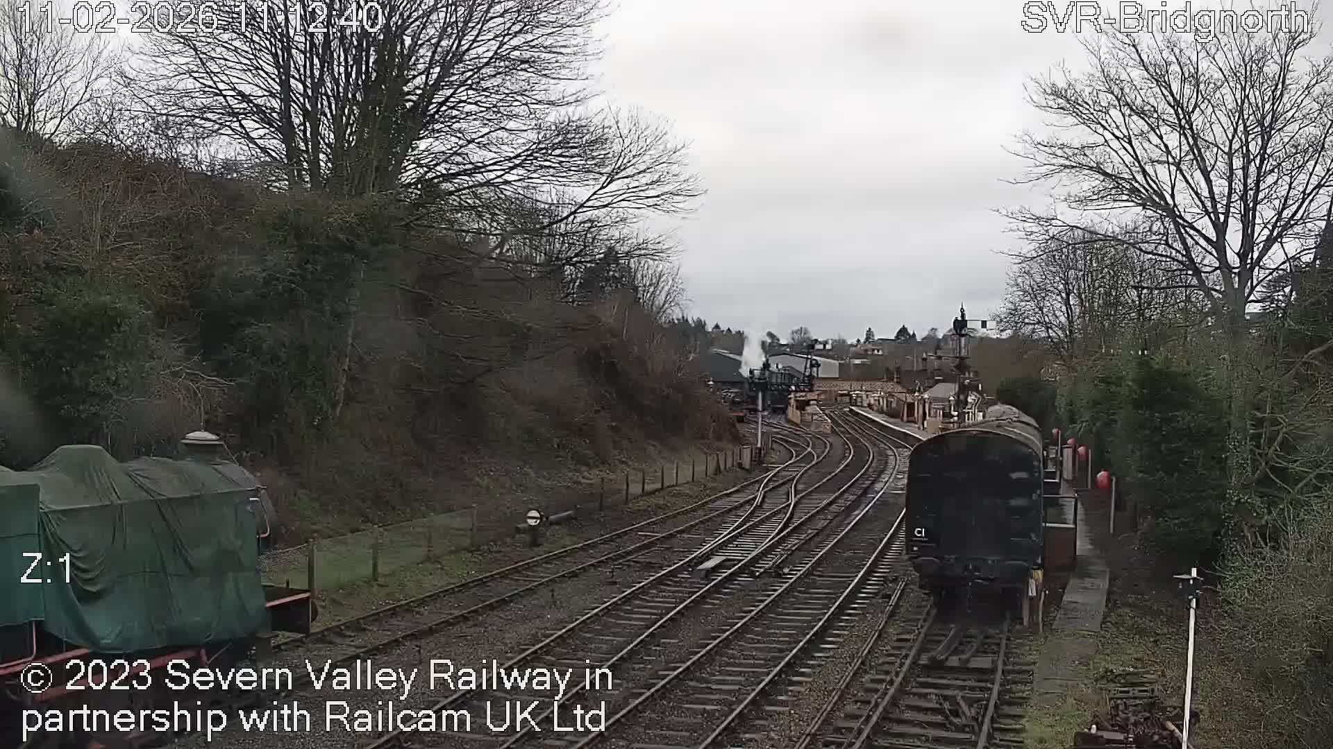 Bridgnorth Station on the Severn Valley Railway Live Cam - Bridgnorth, Shropshire, West Midlands, England, United Kingdom