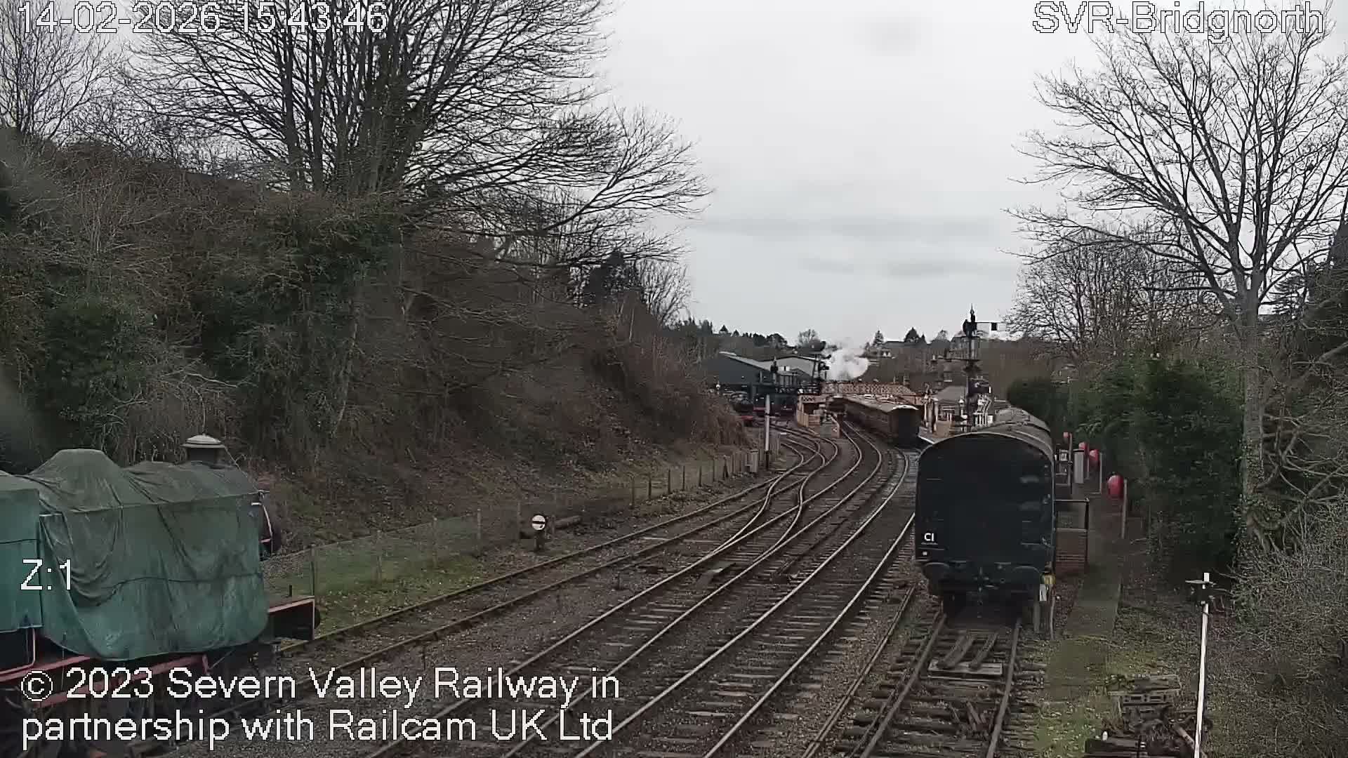 Bridgnorth Station on the Severn Valley Railway Live Cam - Bridgnorth, Shropshire, West Midlands, England, United Kingdom
