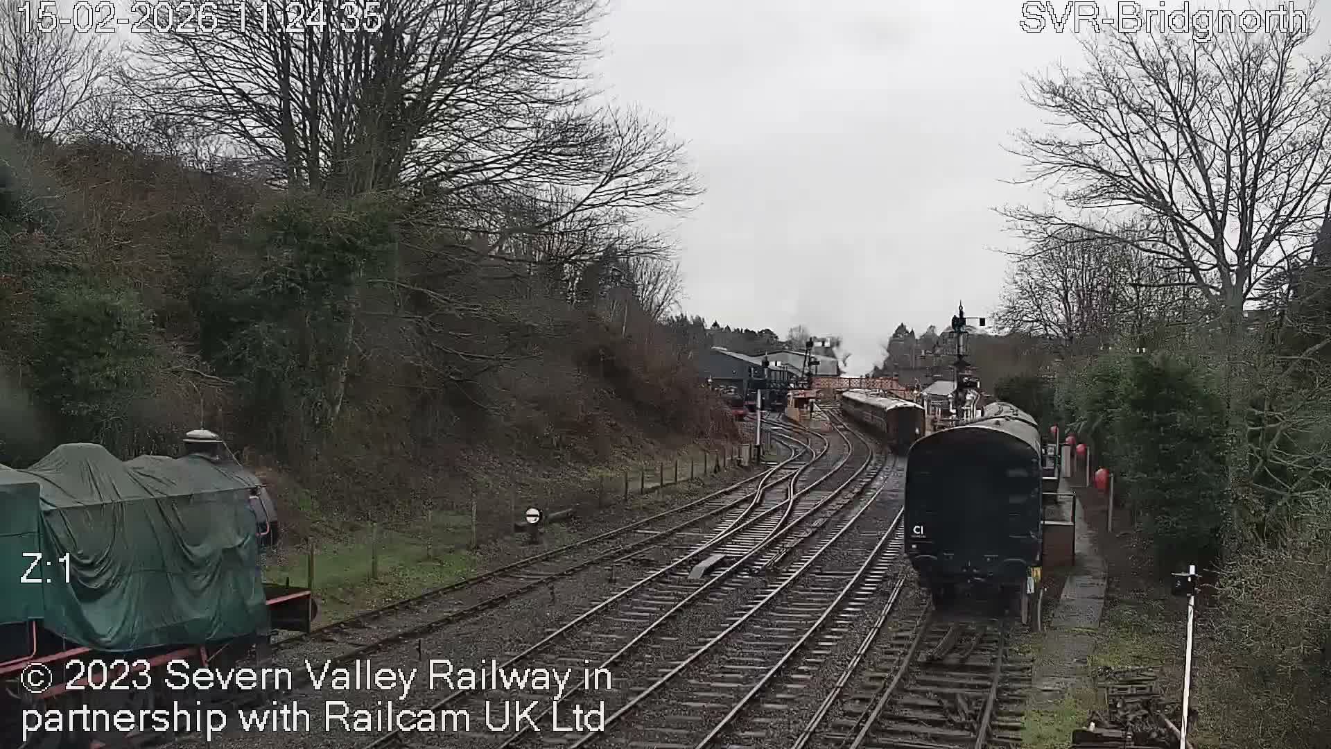 Bridgnorth Station on the Severn Valley Railway Live Cam - Bridgnorth, Shropshire, West Midlands, England, United Kingdom