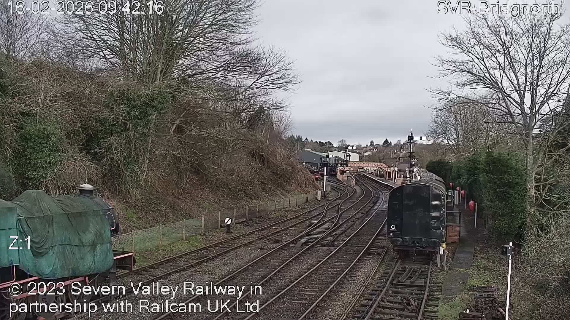 Bridgnorth Station on the Severn Valley Railway Live Cam - Bridgnorth, Shropshire, West Midlands, England, United Kingdom