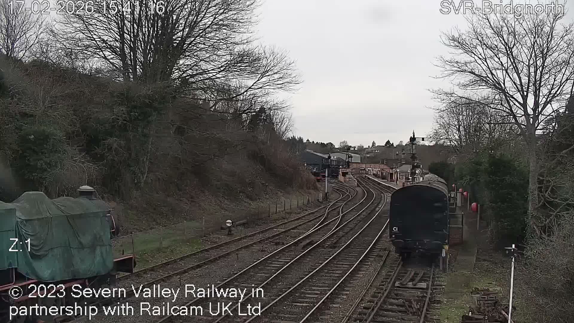 Bridgnorth Station on the Severn Valley Railway Live Cam - Bridgnorth, Shropshire, West Midlands, England, United Kingdom