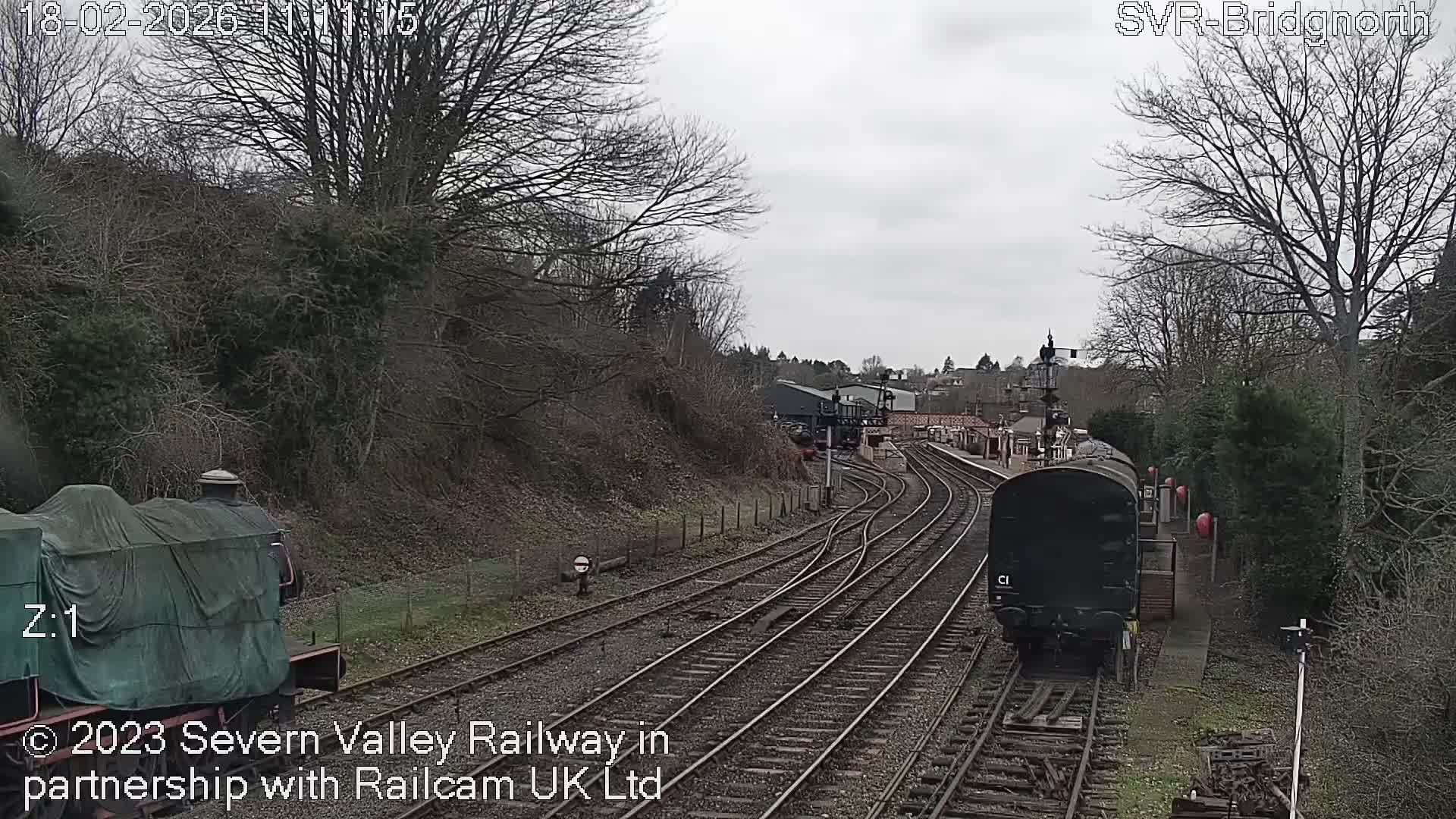 Bridgnorth Station on the Severn Valley Railway Live Cam - Bridgnorth, Shropshire, West Midlands, England, United Kingdom