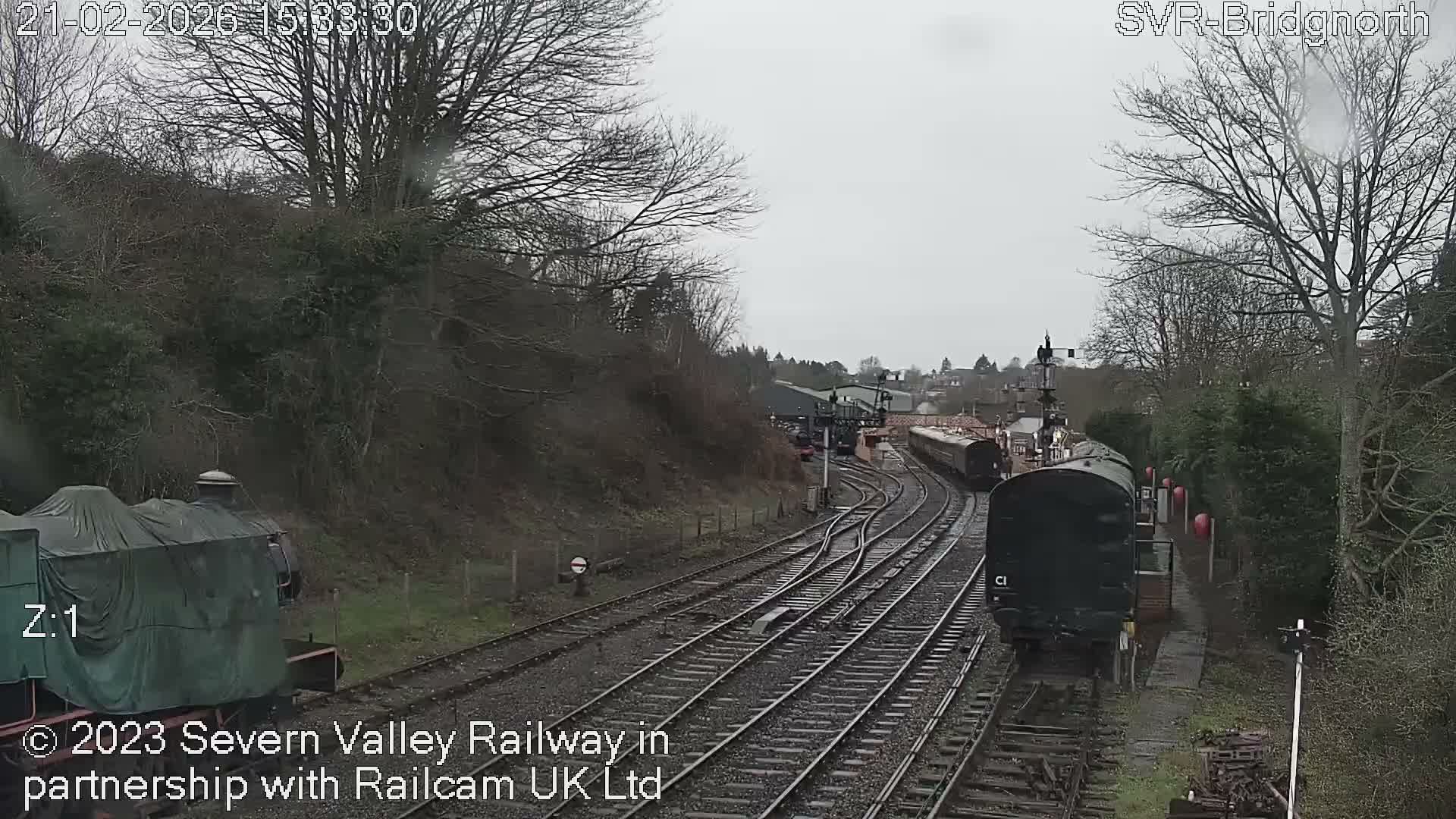 Bridgnorth Station on the Severn Valley Railway Live Cam - Bridgnorth, Shropshire, West Midlands, England, United Kingdom