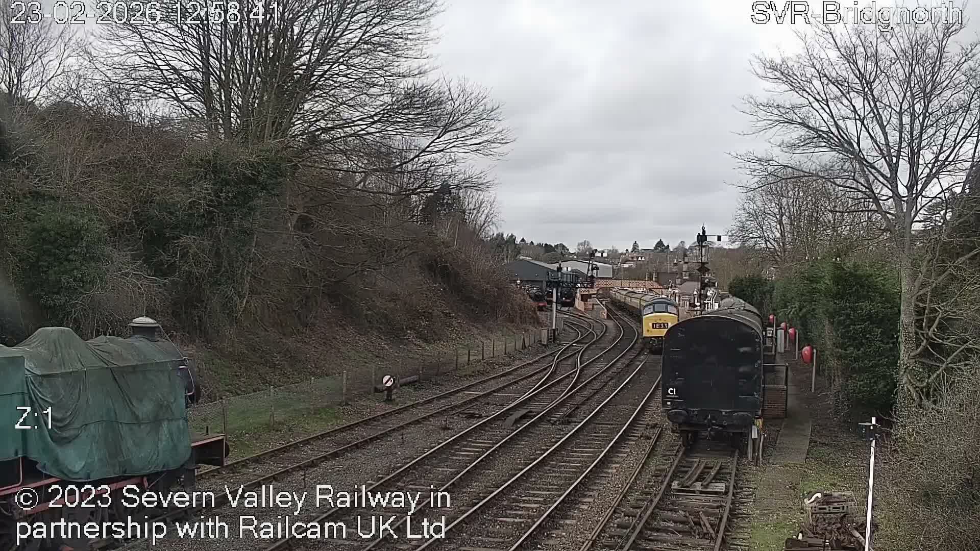 Bridgnorth Station on the Severn Valley Railway Live Cam - Bridgnorth, Shropshire, West Midlands, England, United Kingdom