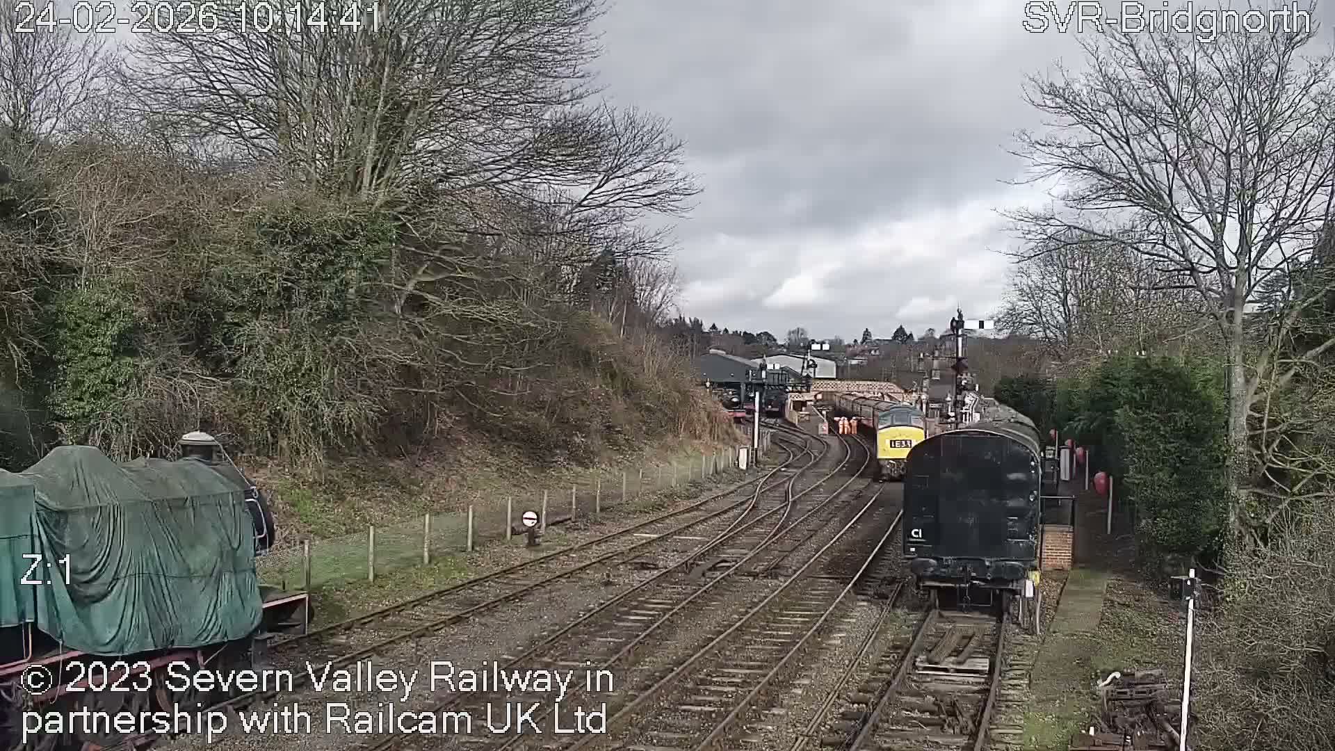 Bridgnorth Station on the Severn Valley Railway Live Cam - Bridgnorth, Shropshire, West Midlands, England, United Kingdom