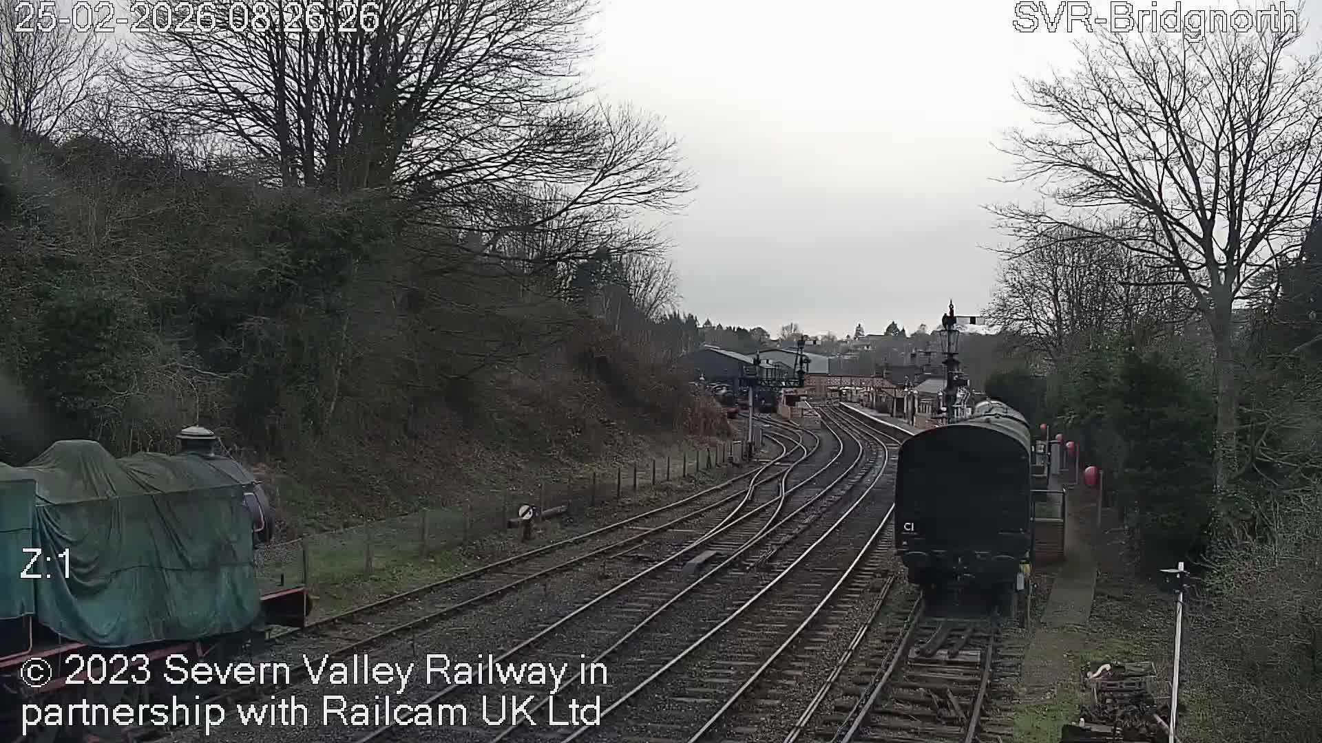 Bridgnorth Station on the Severn Valley Railway Live Cam - Bridgnorth, Shropshire, West Midlands, England, United Kingdom