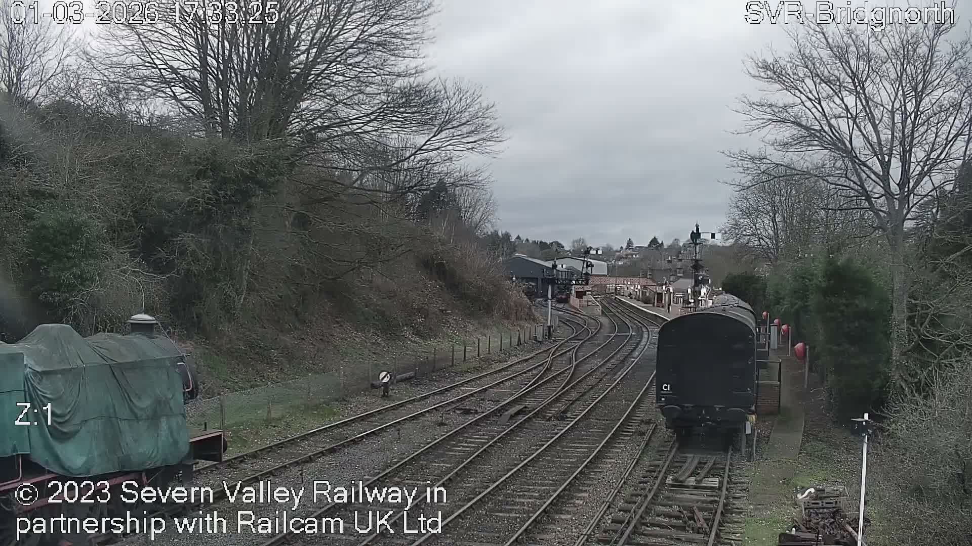 Bridgnorth Station on the Severn Valley Railway Live Cam - Bridgnorth, Shropshire, West Midlands, England, United Kingdom
