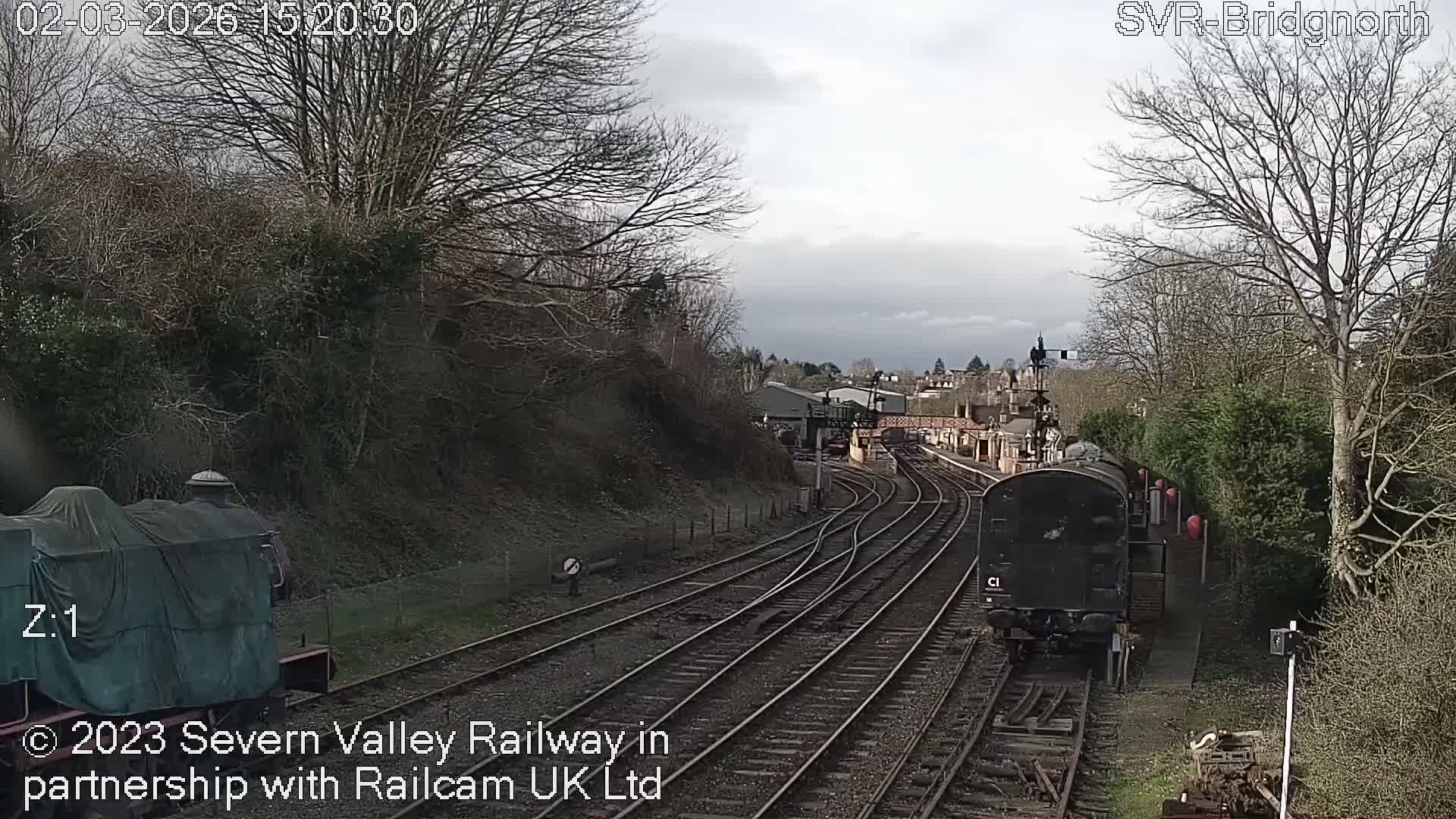 Bridgnorth Station on the Severn Valley Railway Live Cam - Bridgnorth, Shropshire, West Midlands, England, United Kingdom
