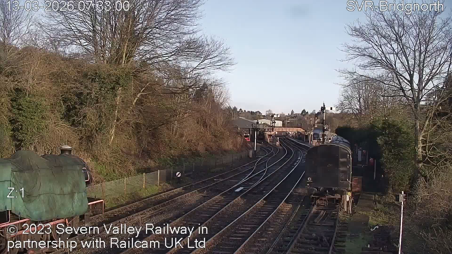 Bridgnorth Station on the Severn Valley Railway Live Cam - Bridgnorth, Shropshire, West Midlands, England, United Kingdom