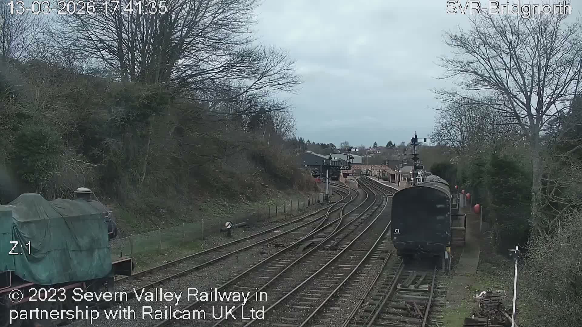 Bridgnorth Station on the Severn Valley Railway Live Cam - Bridgnorth, Shropshire, West Midlands, England, United Kingdom