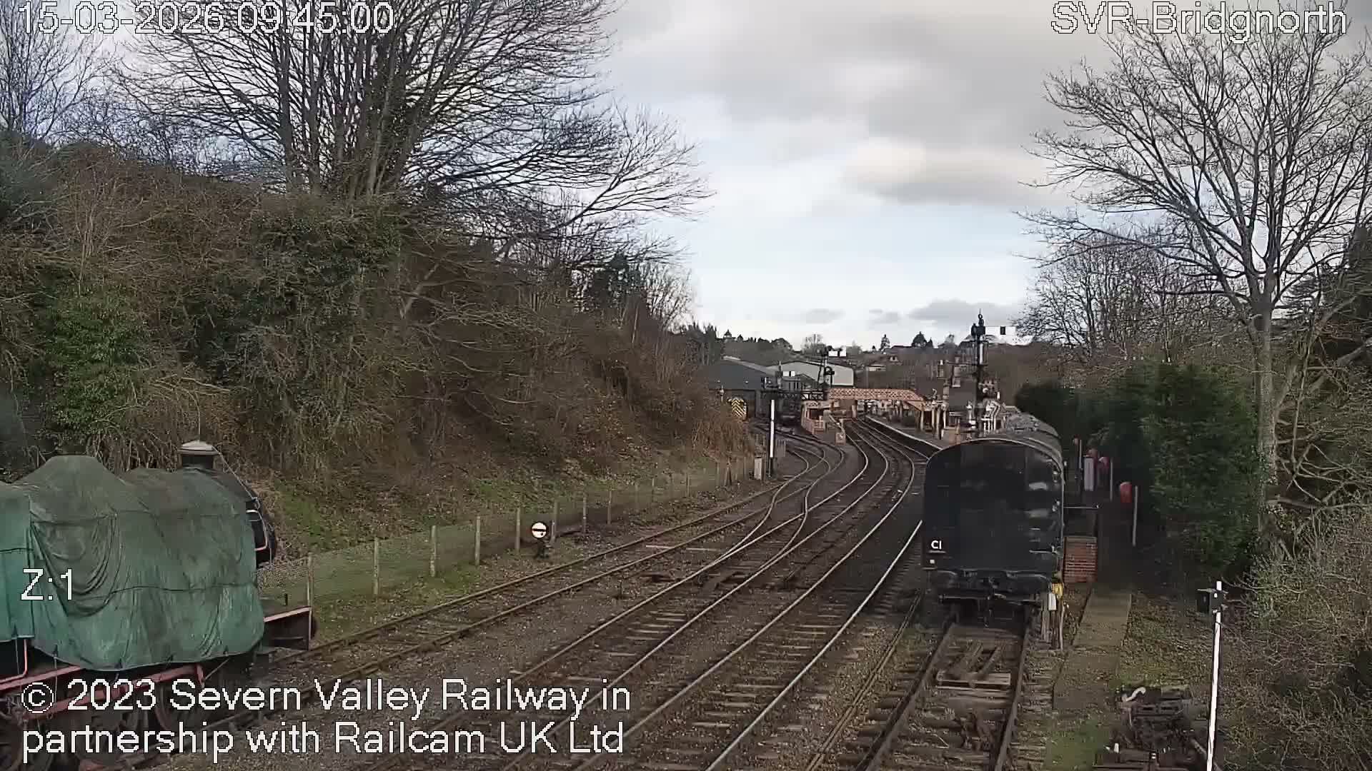 Bridgnorth Station on the Severn Valley Railway Live Cam - Bridgnorth, Shropshire, West Midlands, England, United Kingdom