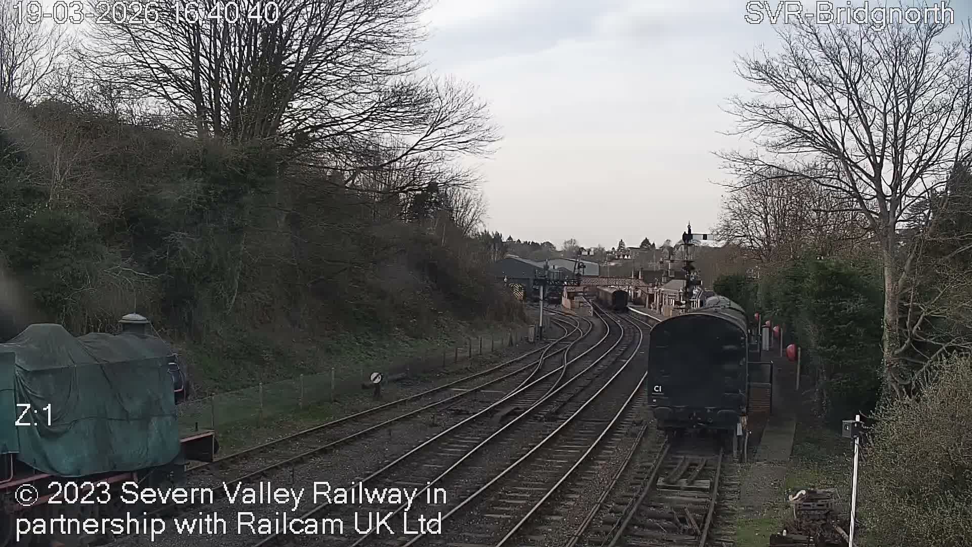 Bridgnorth Station on the Severn Valley Railway Live Cam - Bridgnorth, Shropshire, West Midlands, England, United Kingdom
