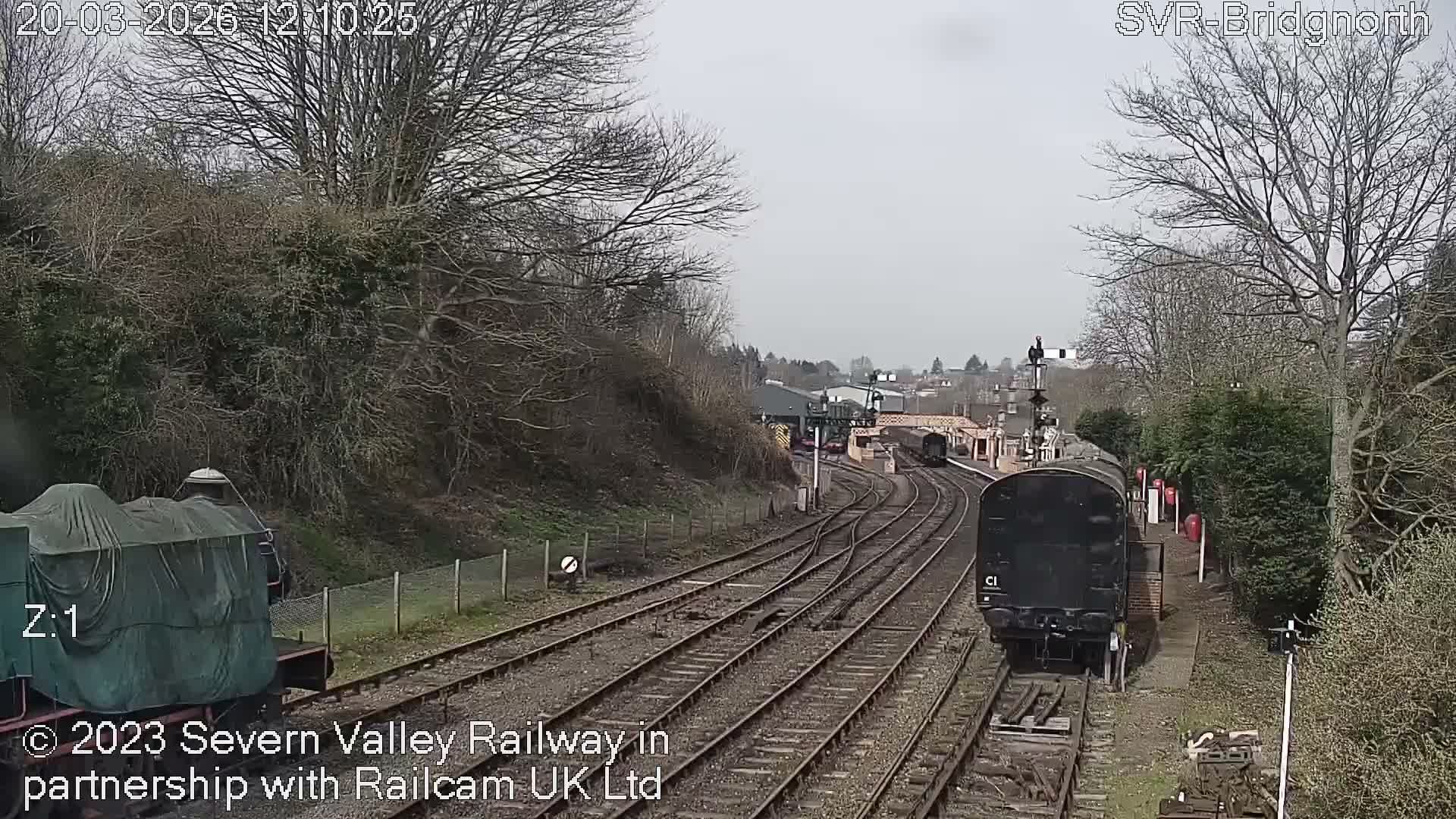 Bridgnorth Station on the Severn Valley Railway Live Cam - Bridgnorth, Shropshire, West Midlands, England, United Kingdom