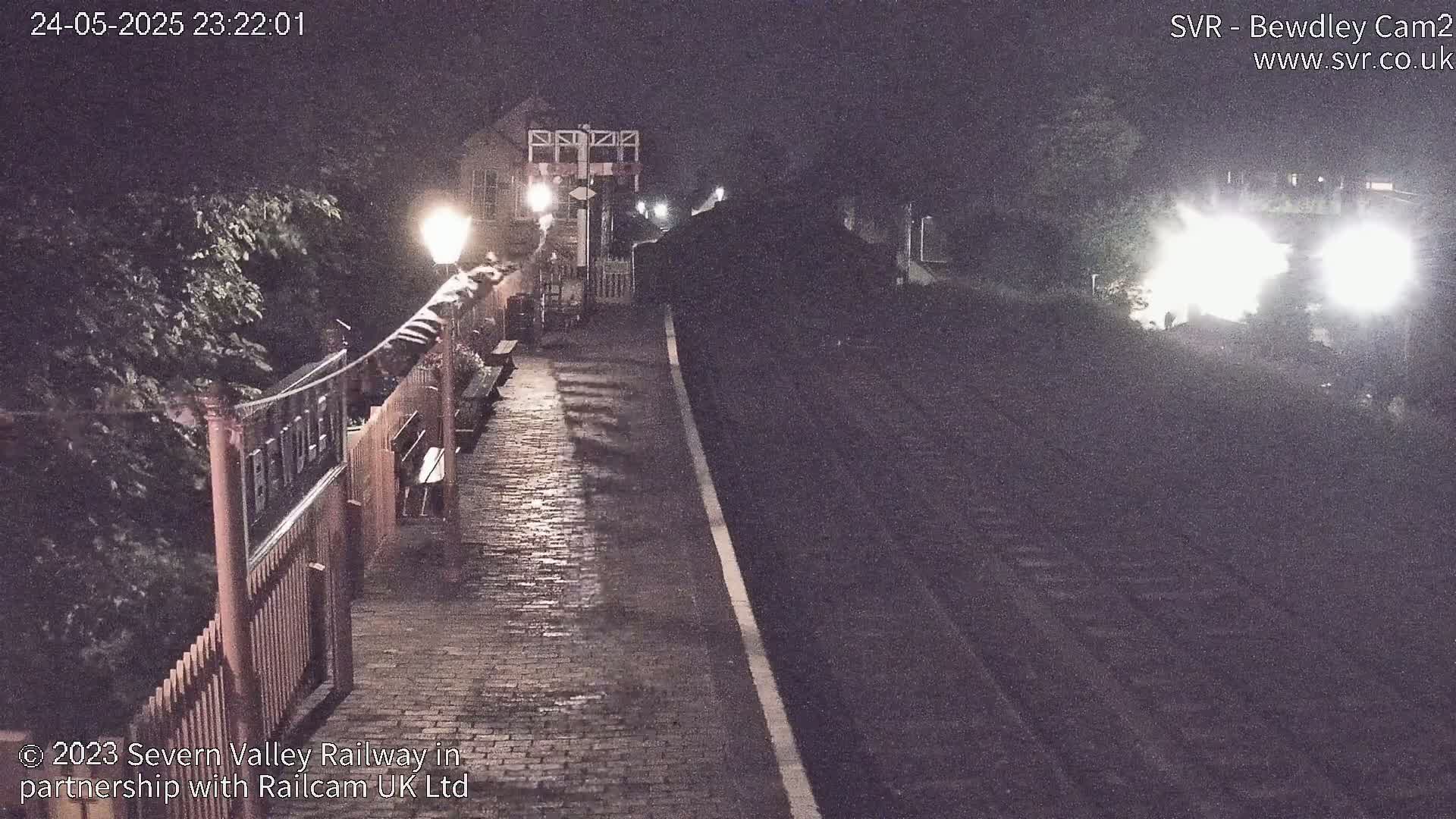 Bewdley Station West View on the Severn Valley Railway Live Cam - Bewdley, Wyre Forest, Worcestershire, West Midlands, England, United Kingdom