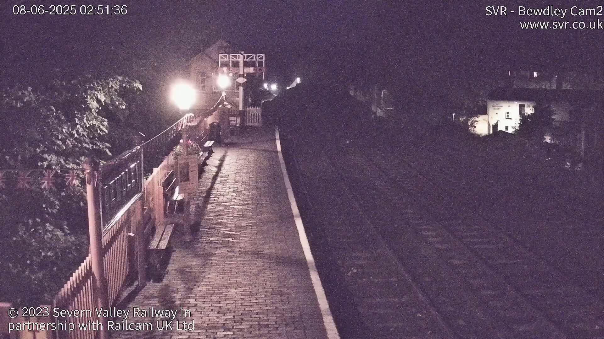 Bewdley Station West View on the Severn Valley Railway Live Cam - Bewdley, Wyre Forest, Worcestershire, West Midlands, England, United Kingdom