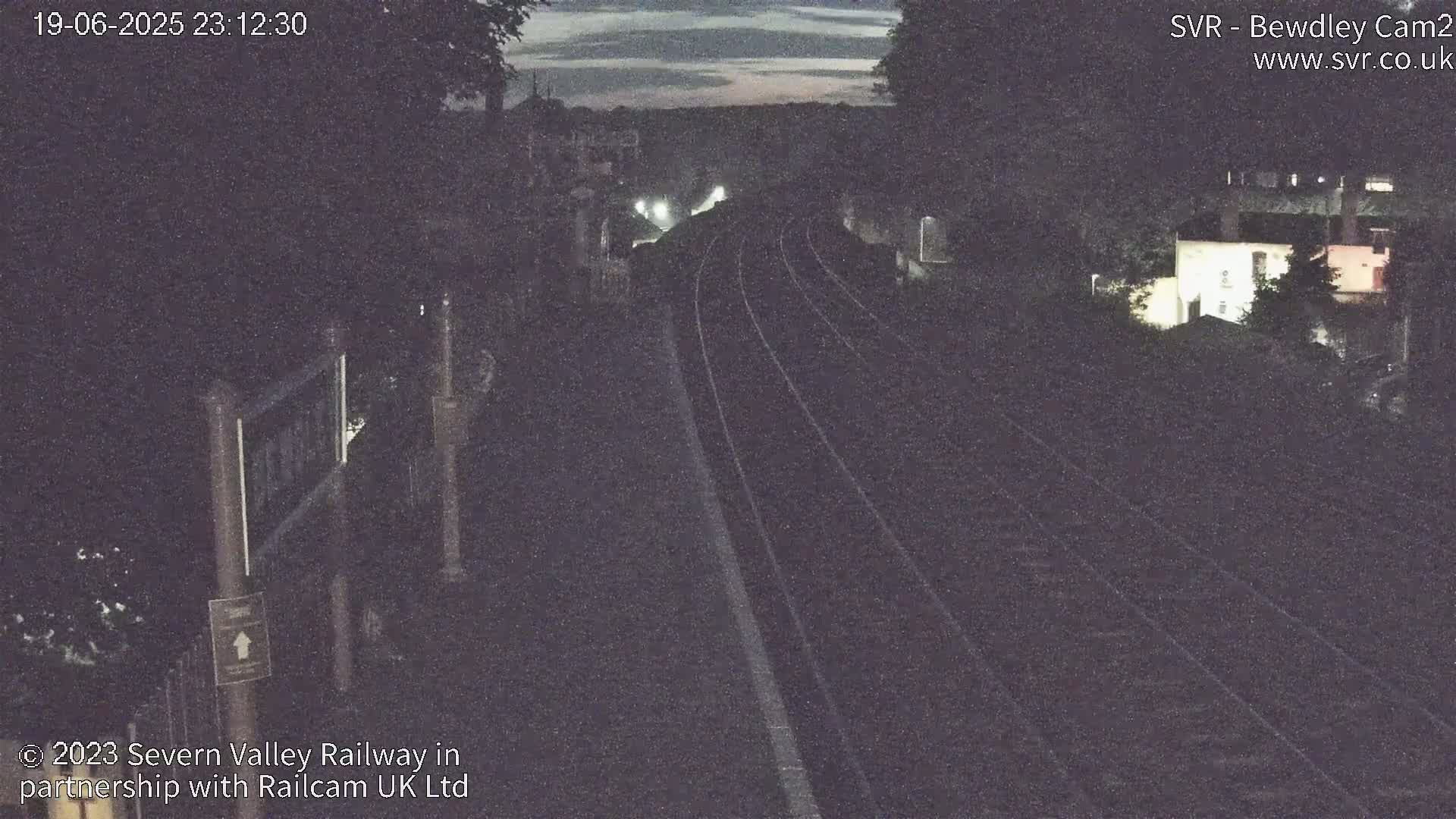 Bewdley Station West View on the Severn Valley Railway Live Cam - Bewdley, Wyre Forest, Worcestershire, West Midlands, England, United Kingdom