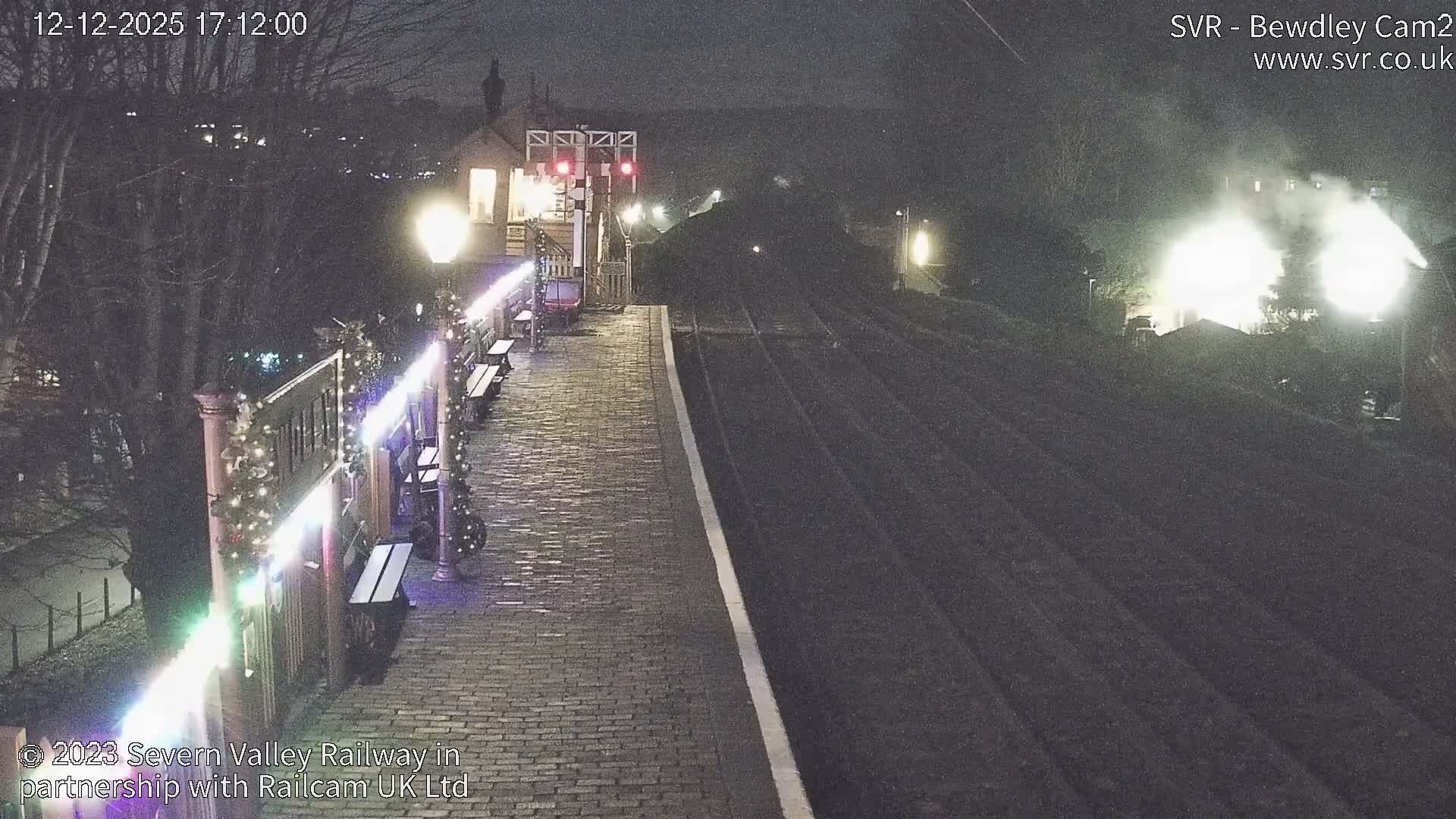 Bewdley Station West View on the Severn Valley Railway Live Cam - Bewdley, Wyre Forest, Worcestershire, West Midlands, England, United Kingdom