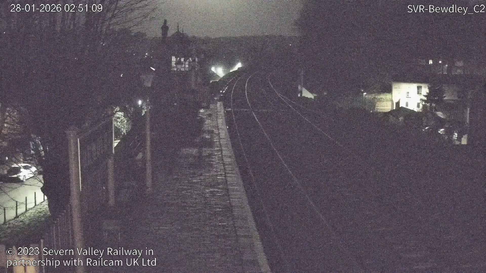 Bewdley Station West View on the Severn Valley Railway Live Cam - Bewdley, Wyre Forest, Worcestershire, West Midlands, England, United Kingdom