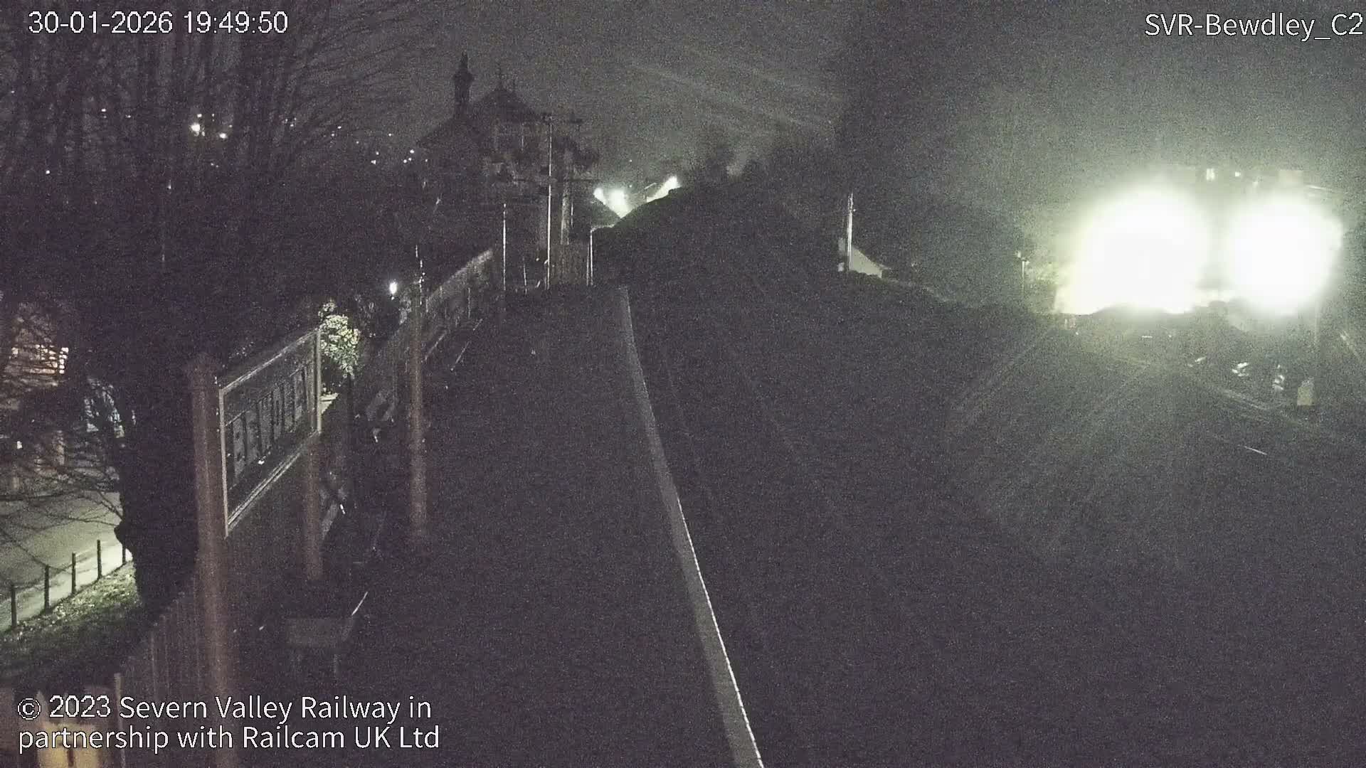 Bewdley Station West View on the Severn Valley Railway Live Cam - Bewdley, Wyre Forest, Worcestershire, West Midlands, England, United Kingdom