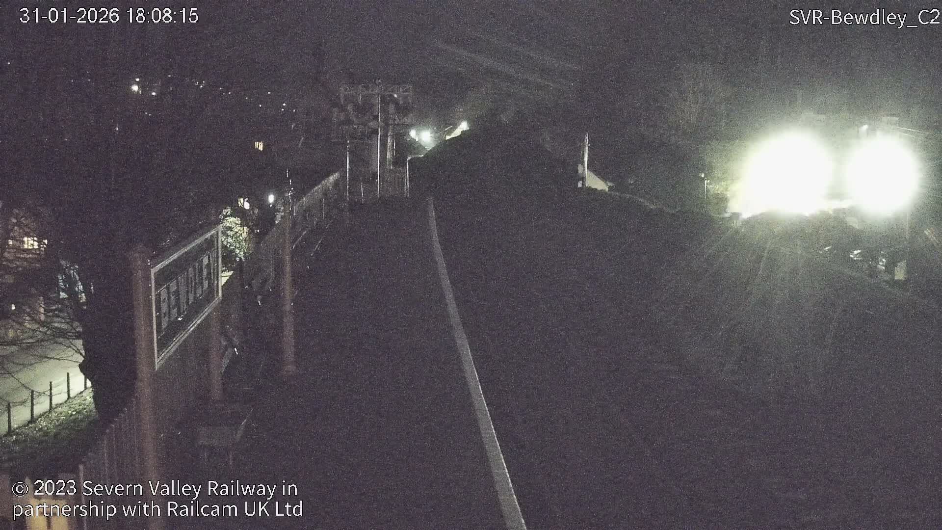 Bewdley Station West View on the Severn Valley Railway Live Cam - Bewdley, Wyre Forest, Worcestershire, West Midlands, England, United Kingdom