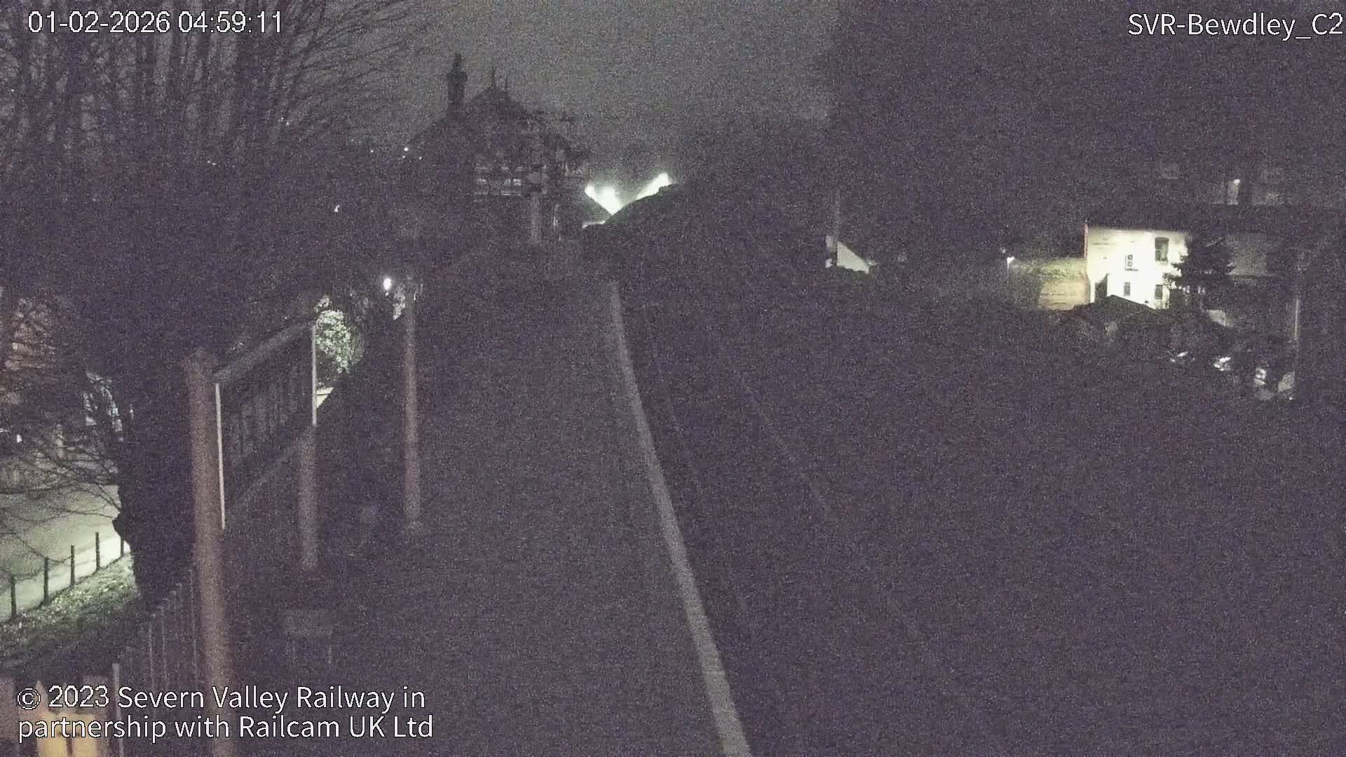 Bewdley Station West View on the Severn Valley Railway Live Cam - Bewdley, Wyre Forest, Worcestershire, West Midlands, England, United Kingdom