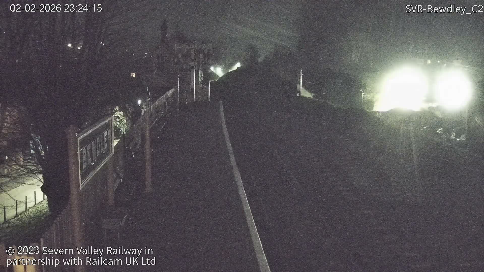 Bewdley Station West View on the Severn Valley Railway Live Cam - Bewdley, Wyre Forest, Worcestershire, West Midlands, England, United Kingdom