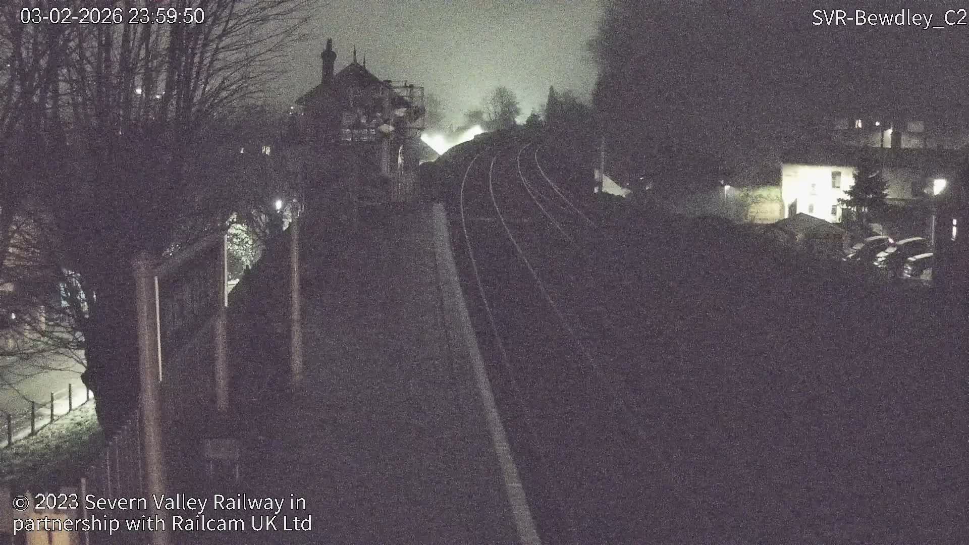 Bewdley Station West View on the Severn Valley Railway Live Cam - Bewdley, Wyre Forest, Worcestershire, West Midlands, England, United Kingdom
